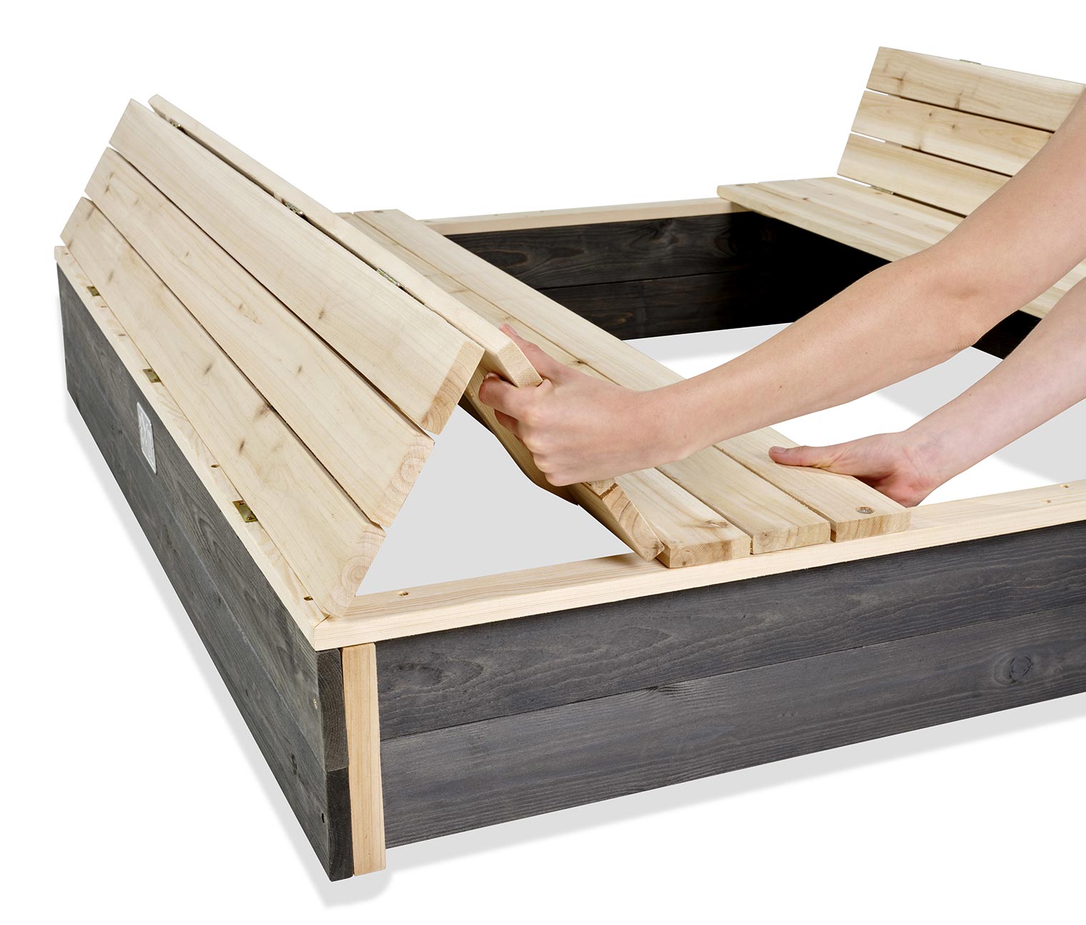 Thumbnail - Exit XL-Sandkasten »Aksent« - braun