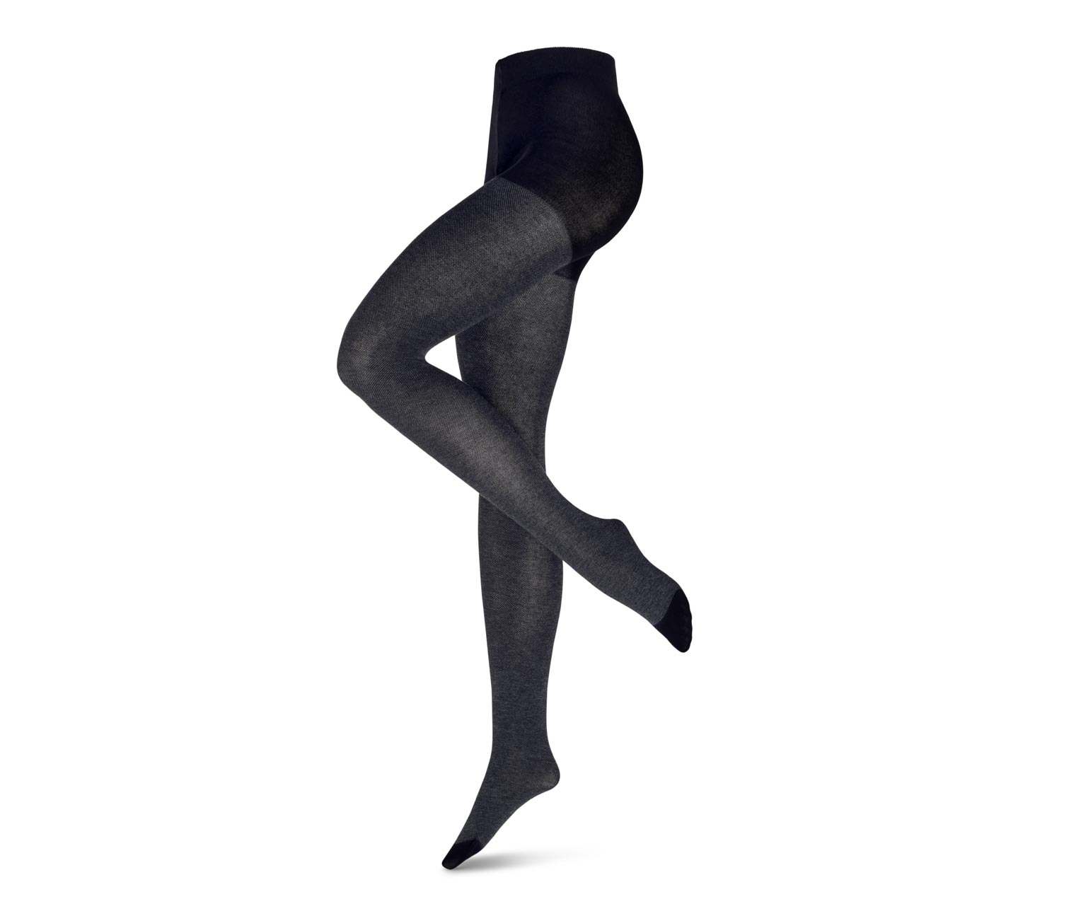 Thumbnail - Tchibo - Struktur-Strumpfhose - Damen - Gr. L - dunkelgrau