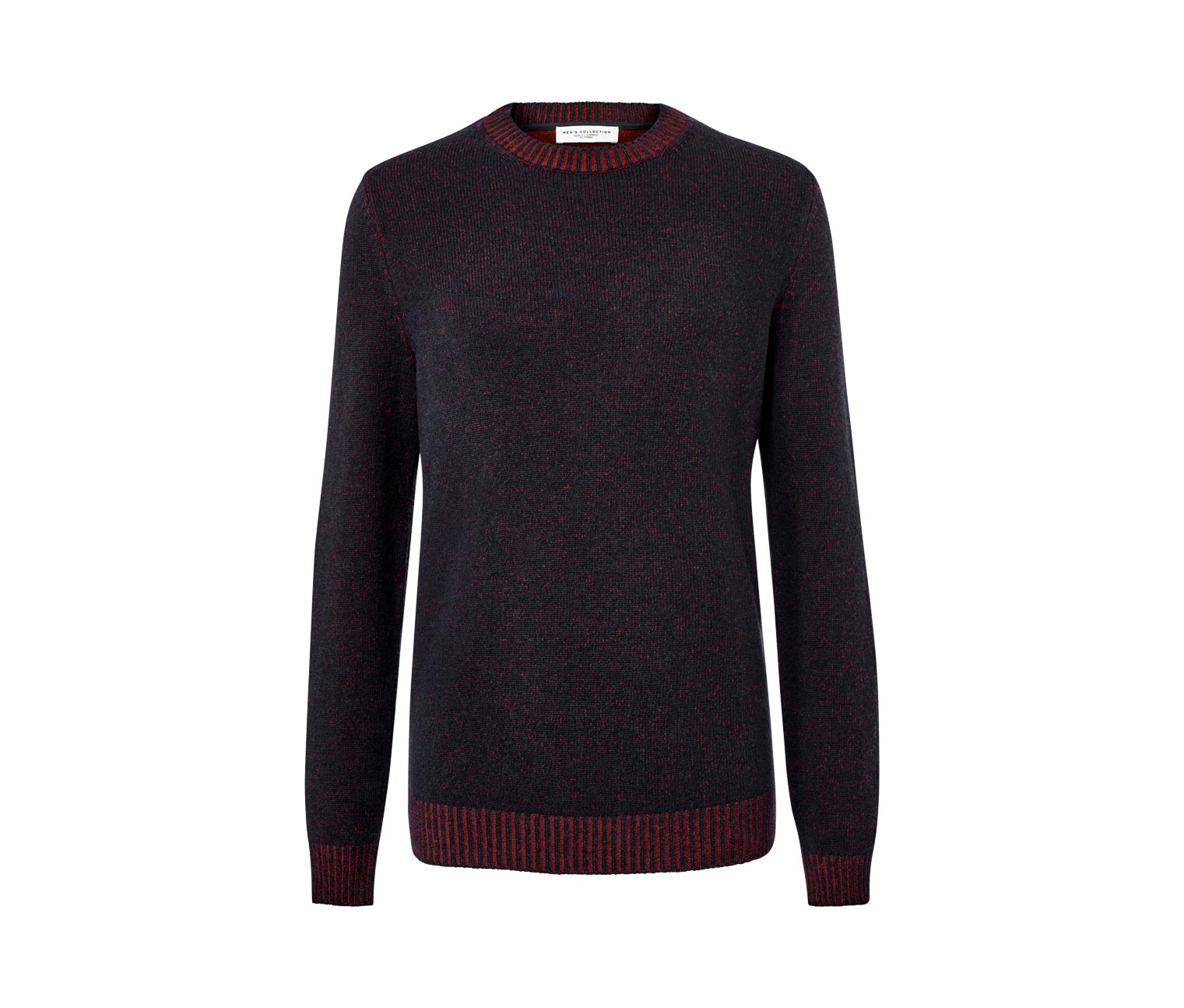 Thumbnail - Tchibo - Pullover mit Wolle - Herren - Gr. S - dunkelblau