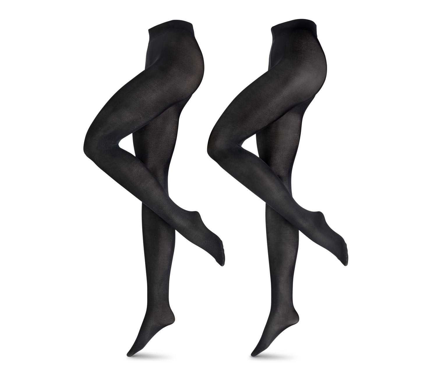 Thumbnail - Tchibo - 2 Paar Feinstrumpfhosen - Damen - Gr. M - silber