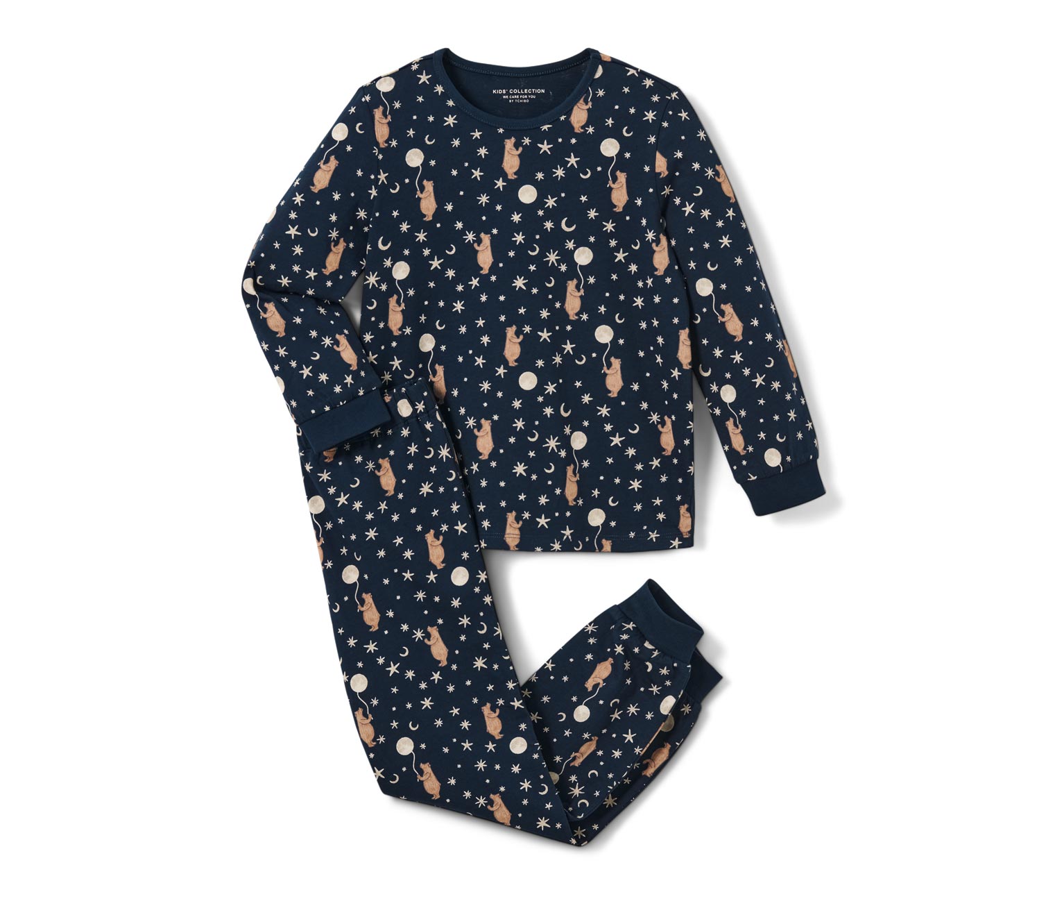 Thumbnail - Tchibo - Kinder-Pyjama - Herren - Gr. 86/92 - weiß