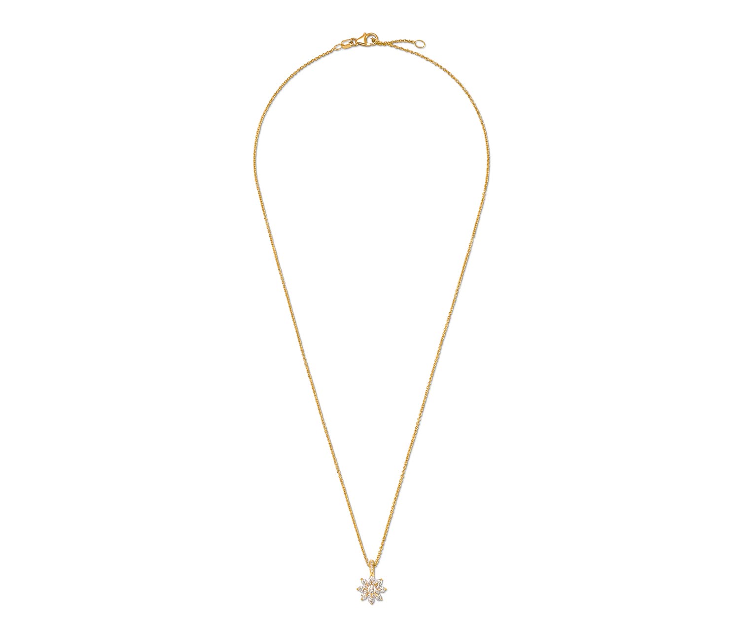 Thumbnail - Tchibo - 585 Gold-Kette mit 22 Brillanten - gold