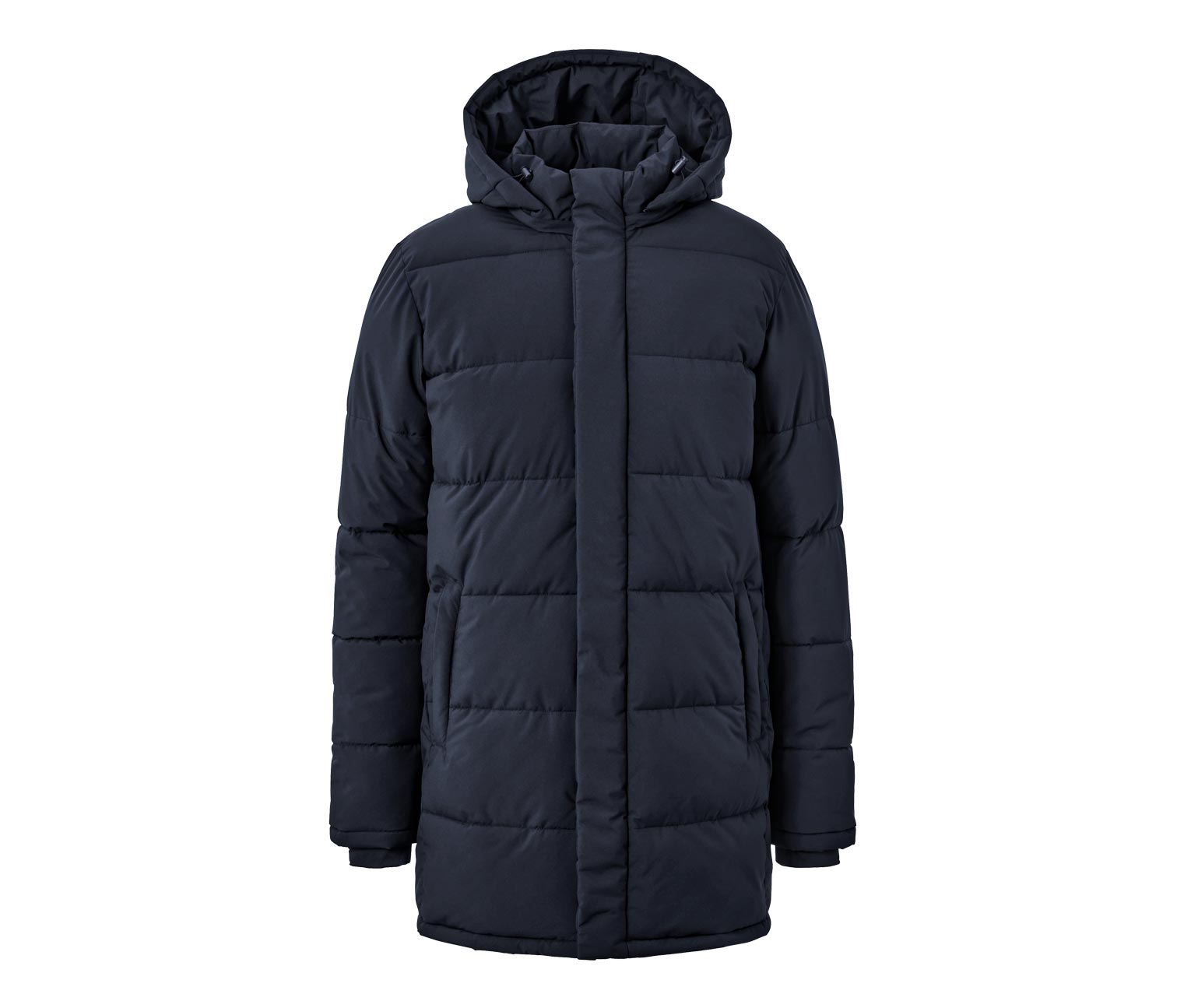Thumbnail - Tchibo - Stepp-Parka mit Kapuze - Herren - Gr. S - dunkelblau