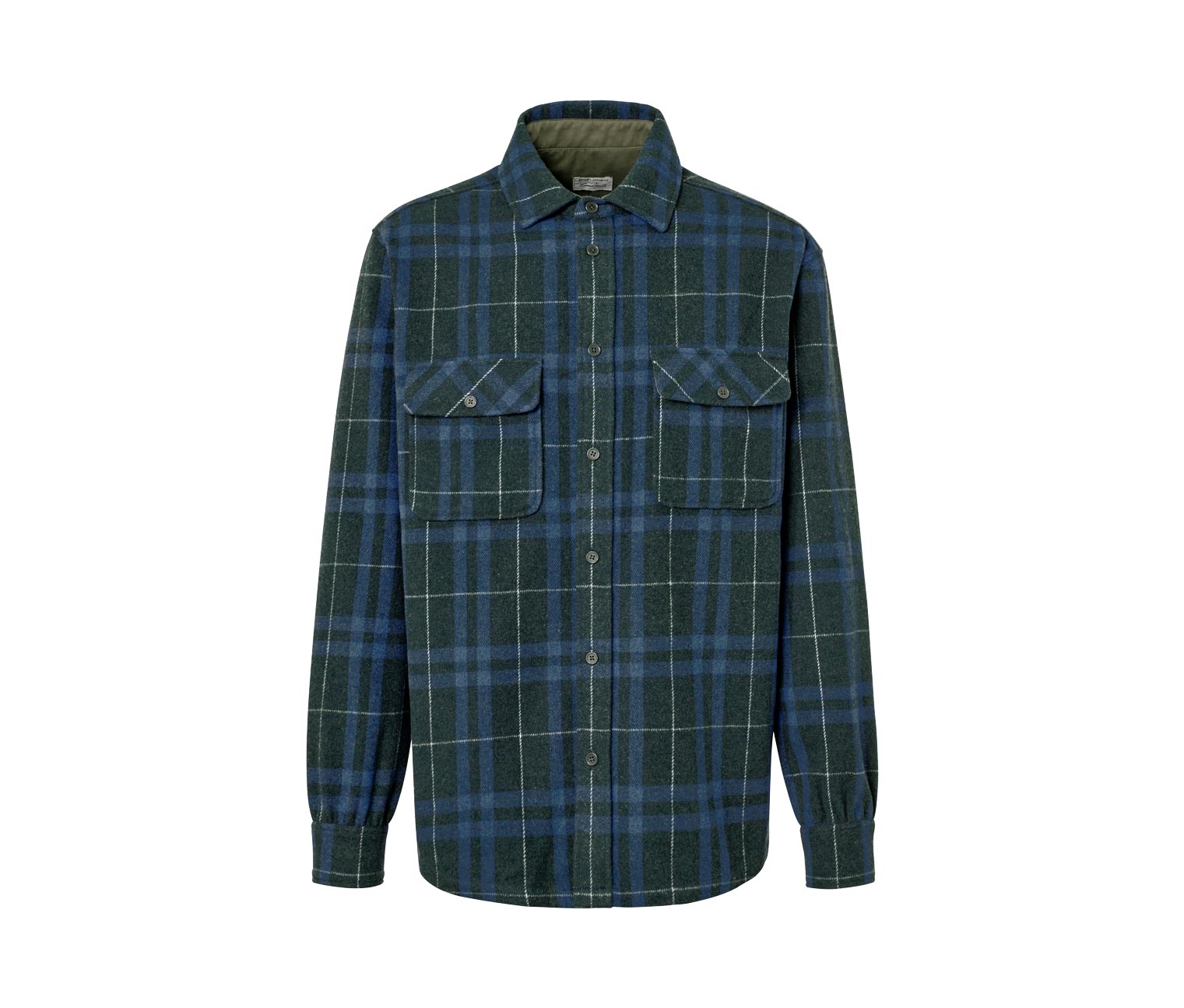 Thumbnail - Tchibo - Flanell-Hemdjacke - Herren - Gr. XL - blau/kariert