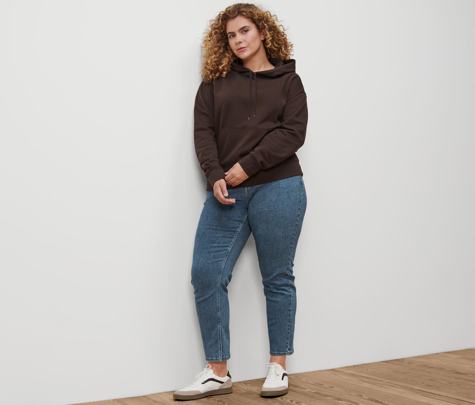 Thumbnail - Tchibo - Hoodie - Damen - Gr. M - dunkelbraun