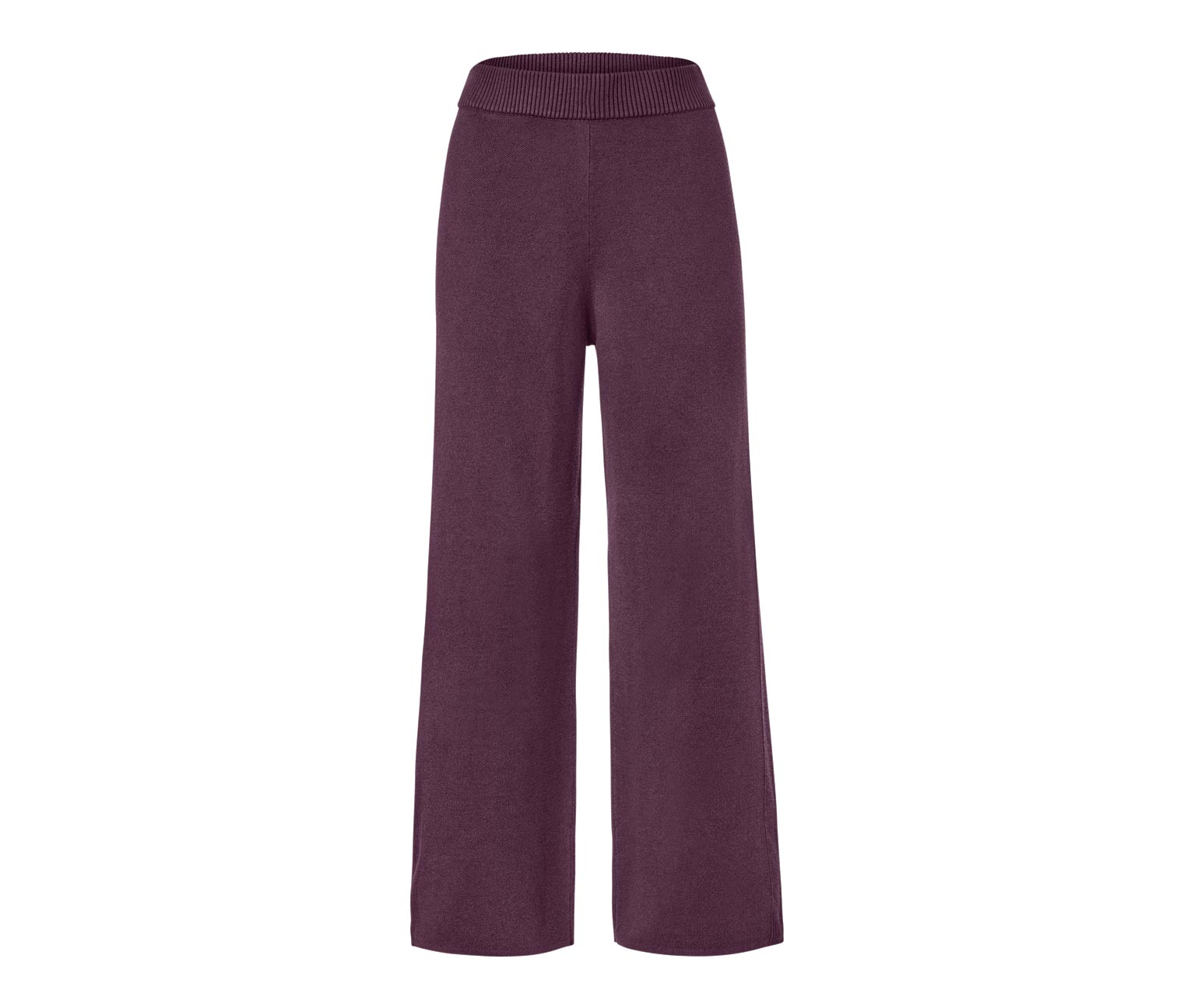Thumbnail - Tchibo - Lounge-Hose aus Strick - Damen - Gr. S - dunkellila