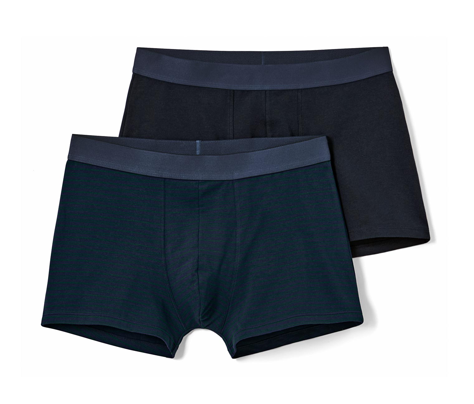 Thumbnail - Tchibo - 2 Slipboxer - Herren - Gr. Xl/7 - dunkelblau/gestreift