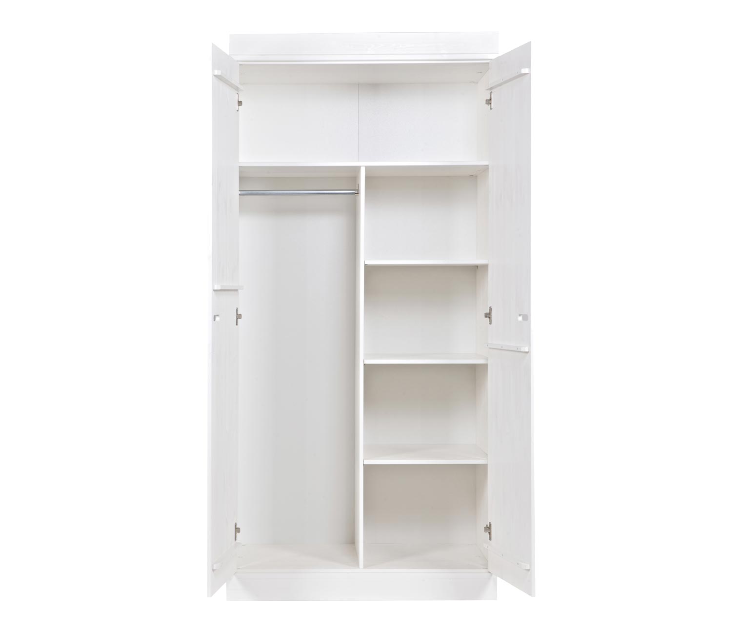 Thumbnail - Tchibo - Woood Streifentürschrank »Connect« - 52x3x144cm - weiß -