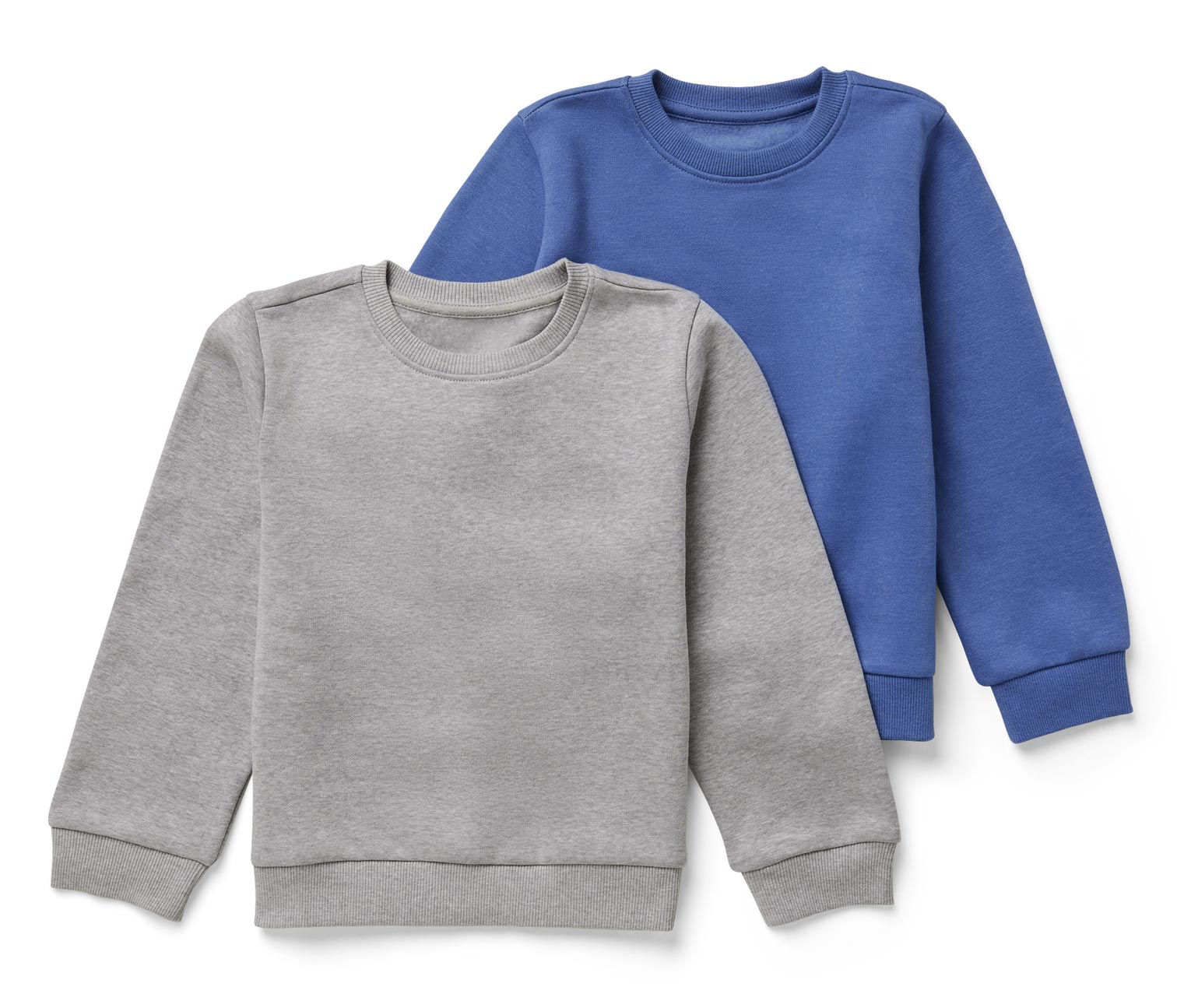 Thumbnail - Tchibo - 2 Kinder-Sweatshirts mit angerauter Innenseite - Herren - Gr. 134/140 - blau