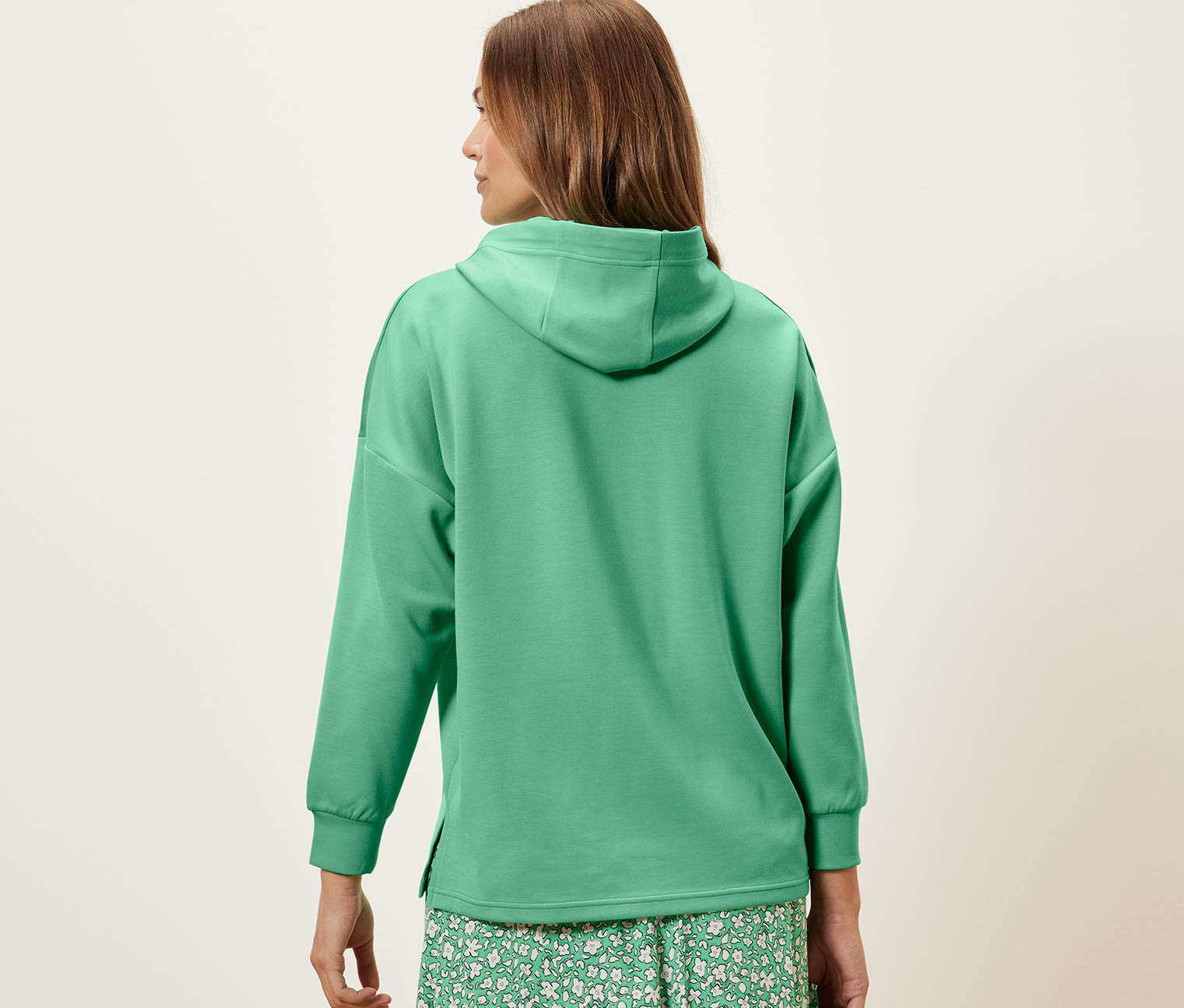 Thumbnail - Tchibo - Hoodie aus Modal-Mix - Damen - Gr. XL - grün