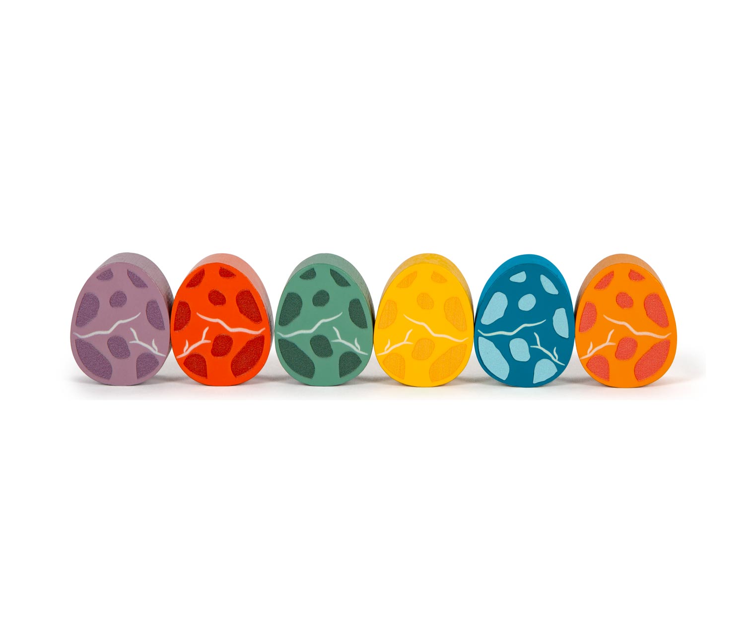 Thumbnail - small foot Spiele-Set »Dino« - orange