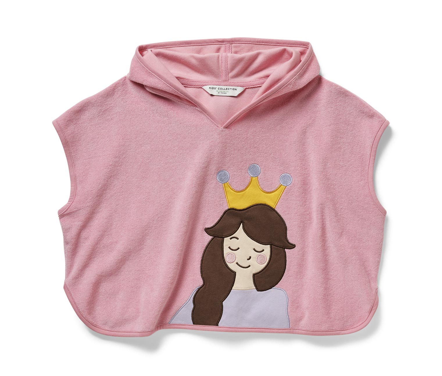 Thumbnail - Tchibo - Frottierponcho - Herren - Gr. 134/140 - rosa