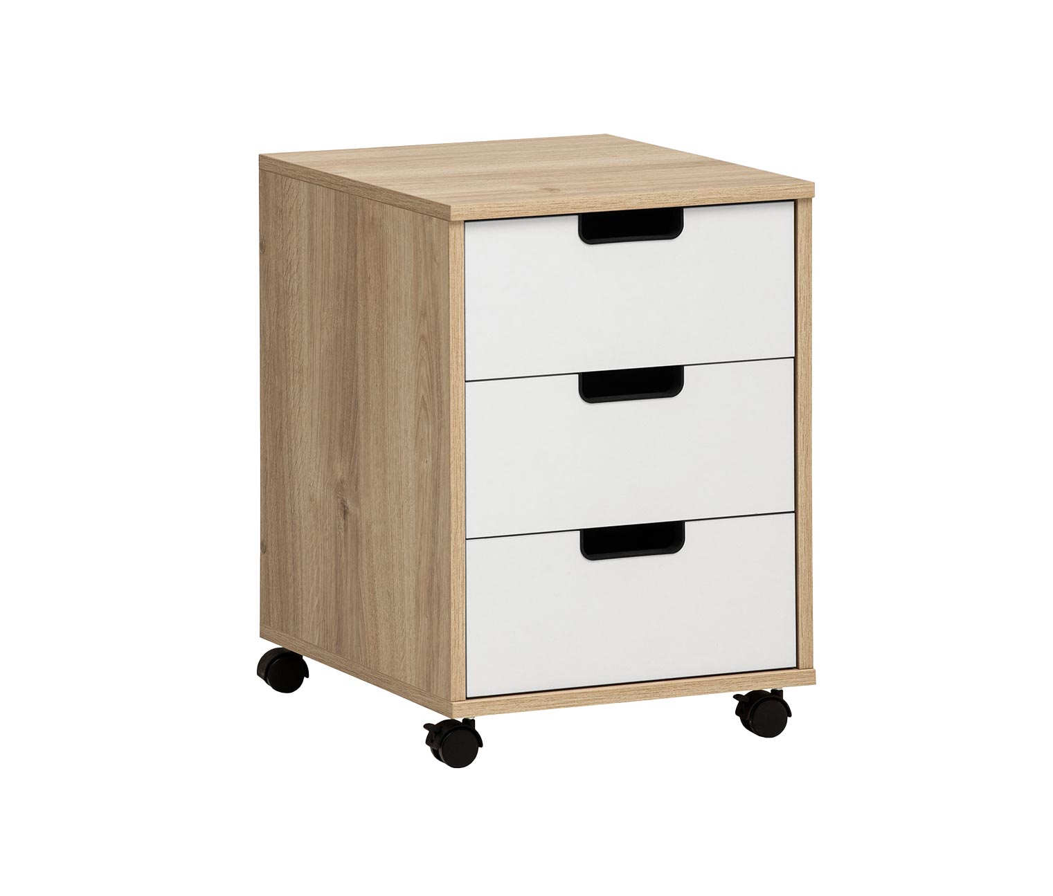 Thumbnail - Tchibo - Rollcontainer »Emmik« - 40x50x57cm - schwarz - Holz / Kunststoff / Metall