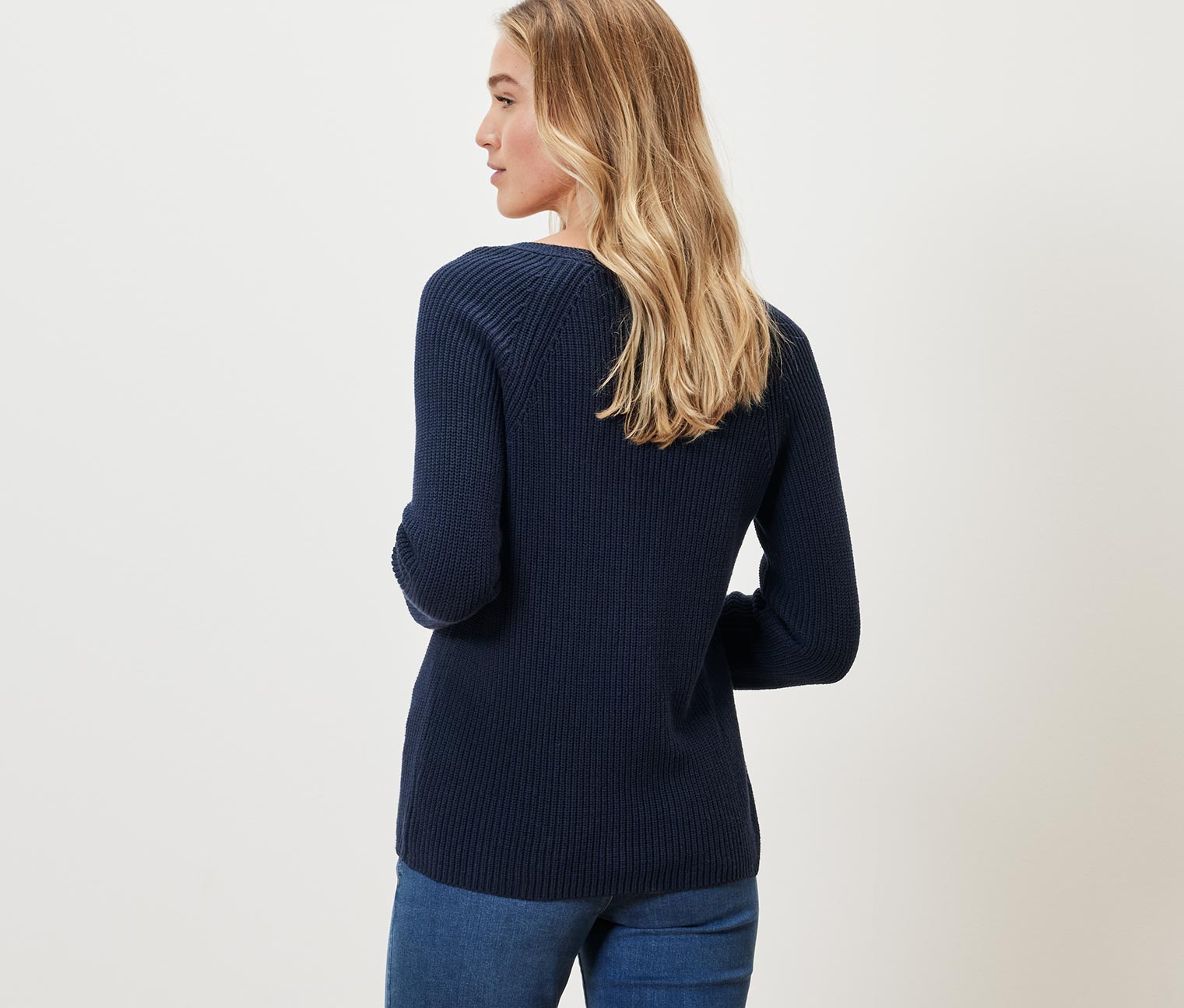 Thumbnail - Tchibo - Strickpullover - Damen - Gr. S - dunkelblau