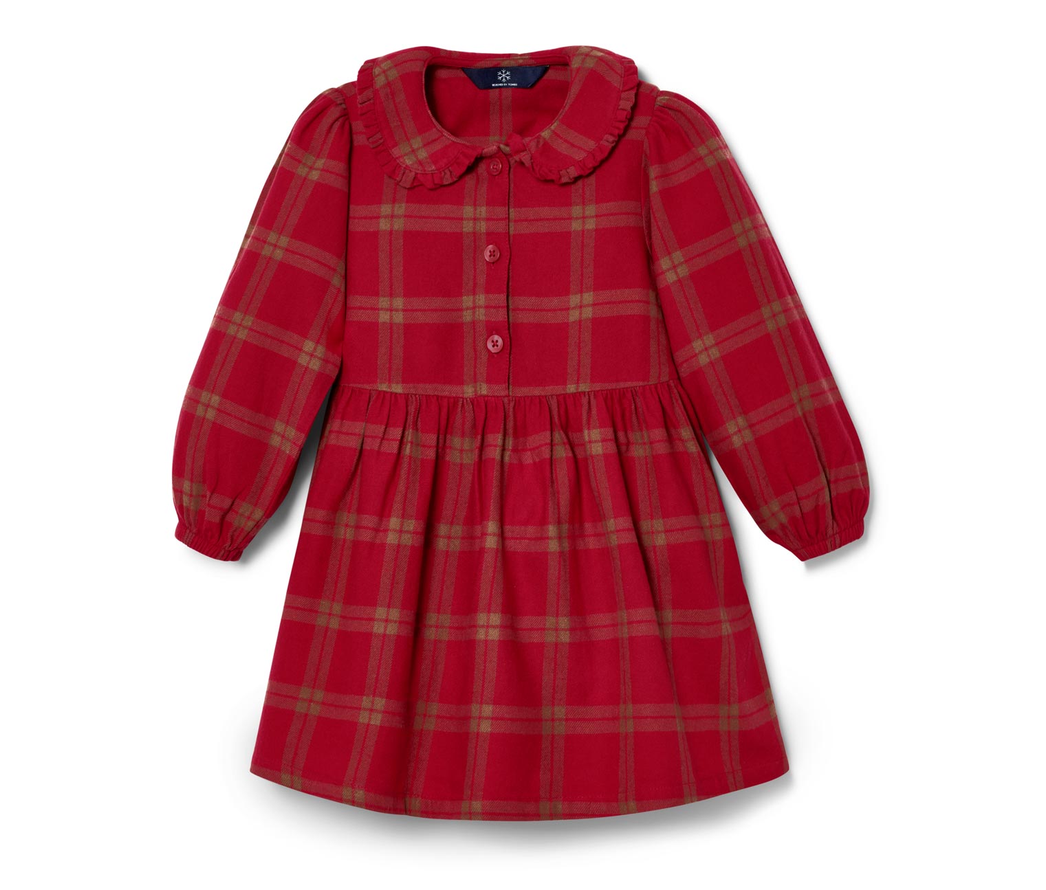 Thumbnail - Tchibo - Kleinkind-Webkleid - Mädchen - Gr. 122/128 - rot