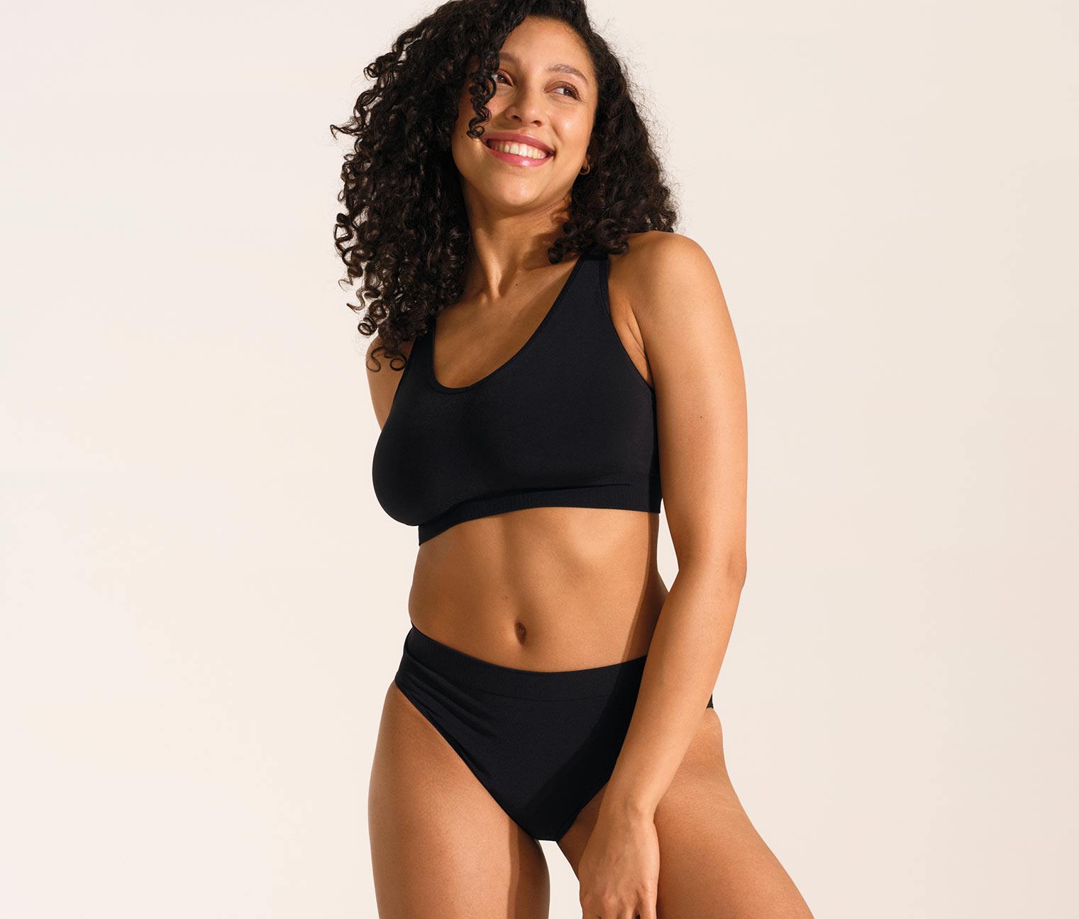 Thumbnail - Schiesser Rio Slip - Damen - Gr. S - schwarz