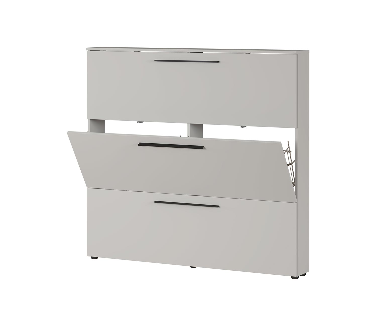 Thumbnail - Tchibo - Schuhschrank »Utah« - 140x129x19cm - schwarz - Holz