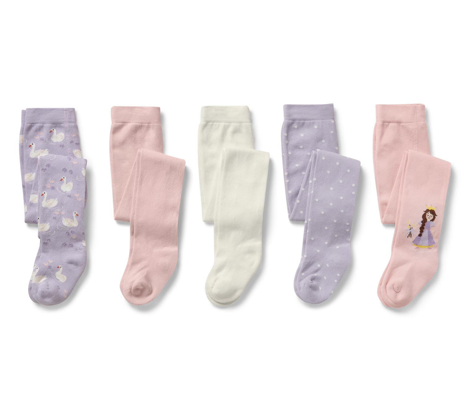 Thumbnail - Tchibo - 5 Kinder-Strumpfhosen - Newborn - Gr. 50/56 - creme