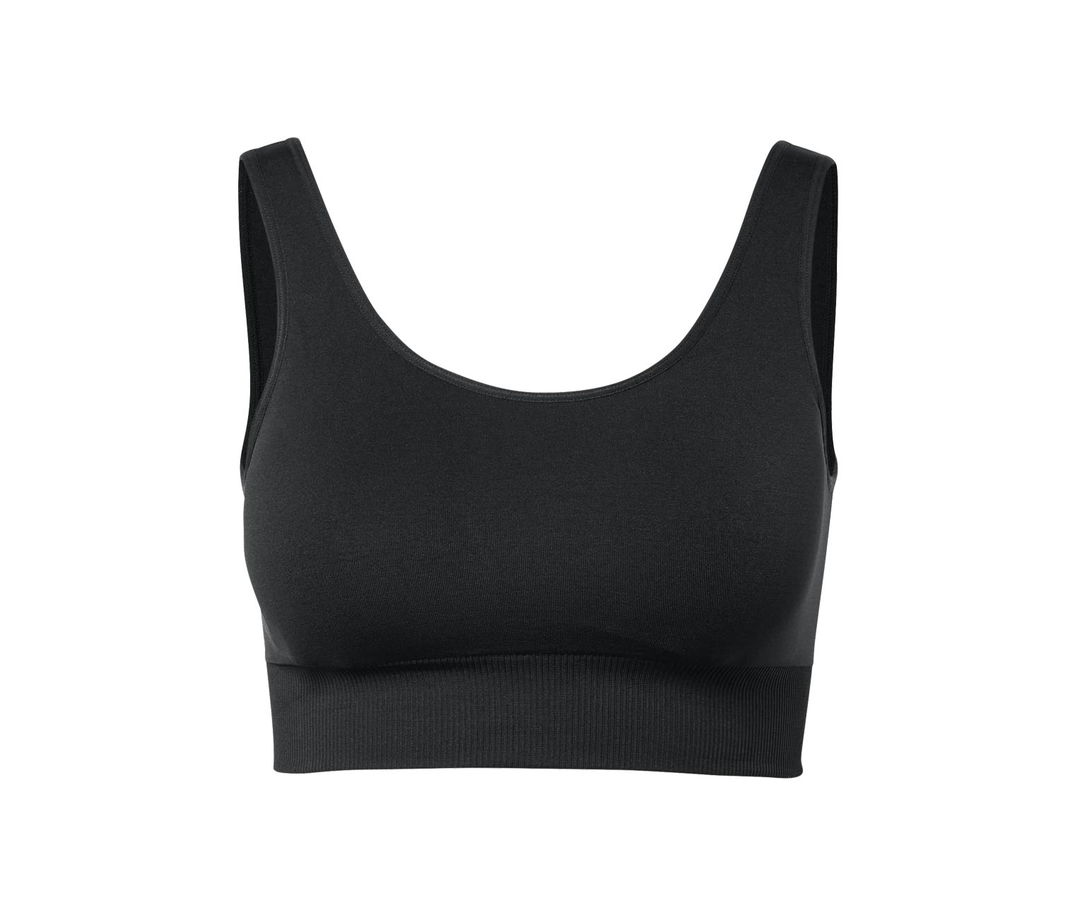 Thumbnail - Tchibo - Seamless-Sport-Bustier - Damen - Gr. M - schwarz