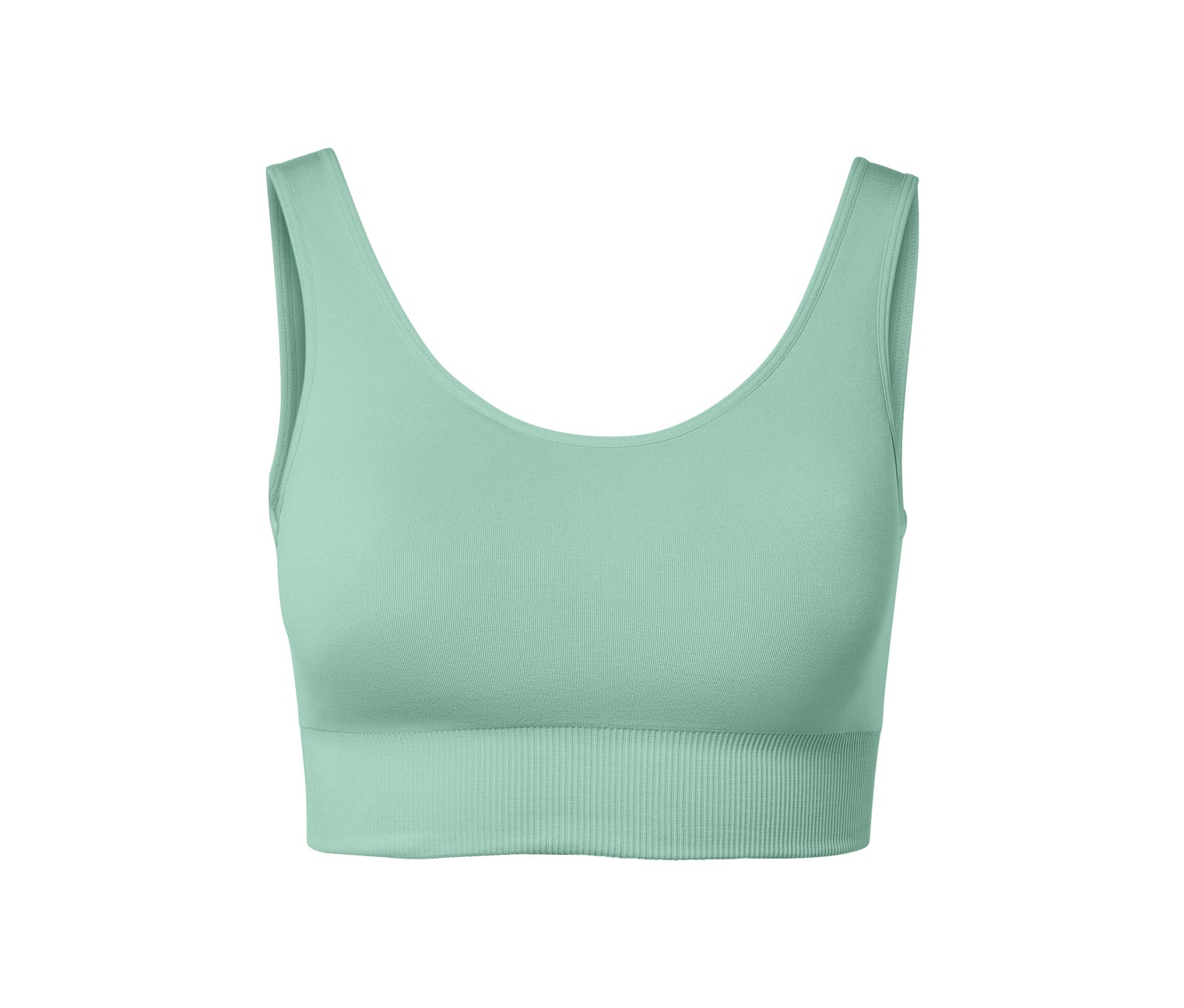 Thumbnail - Tchibo - Seamless-Sport-Bustier - Damen - Gr. S - Mint