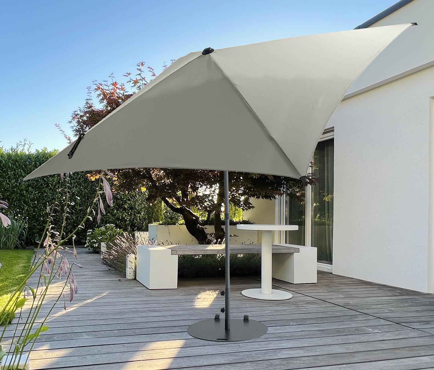 Thumbnail - Leco Marktschirm* - 183x13x13cm - anthrazit - Stahl / Polyester