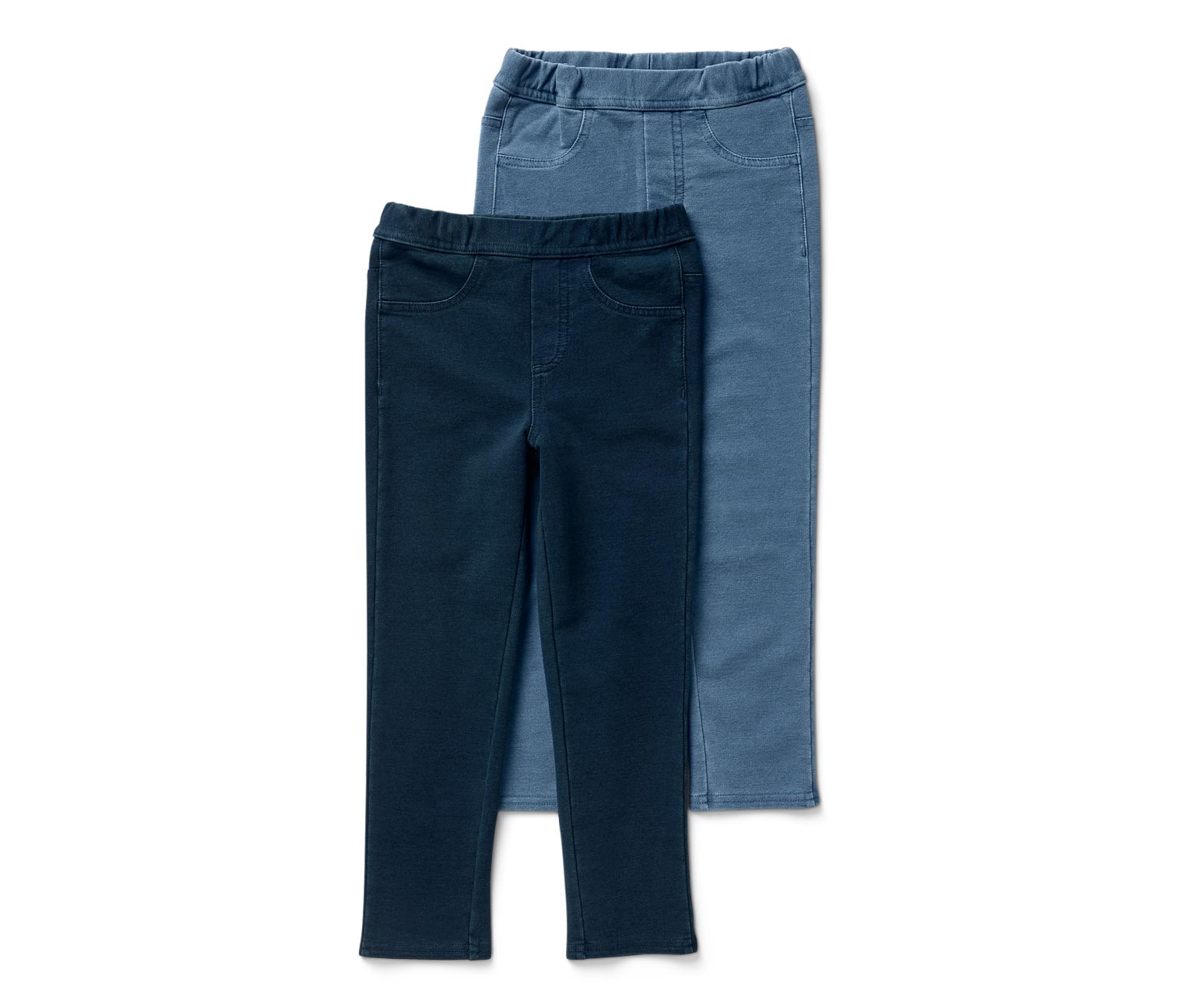 Thumbnail - Tchibo - 2 Kinder-Jeggings ‒ Fit »Mia« - Baby - Gr. 62/68 - dunkelblau