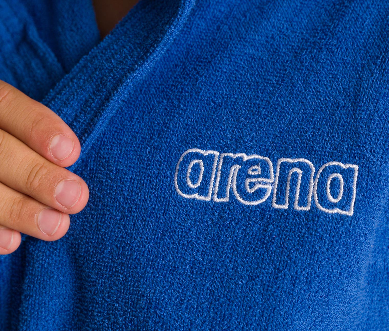 Thumbnail - Tchibo - arena Kinder-Bademantel Zeppelin Light JR - Herren - Gr. 140 - blau