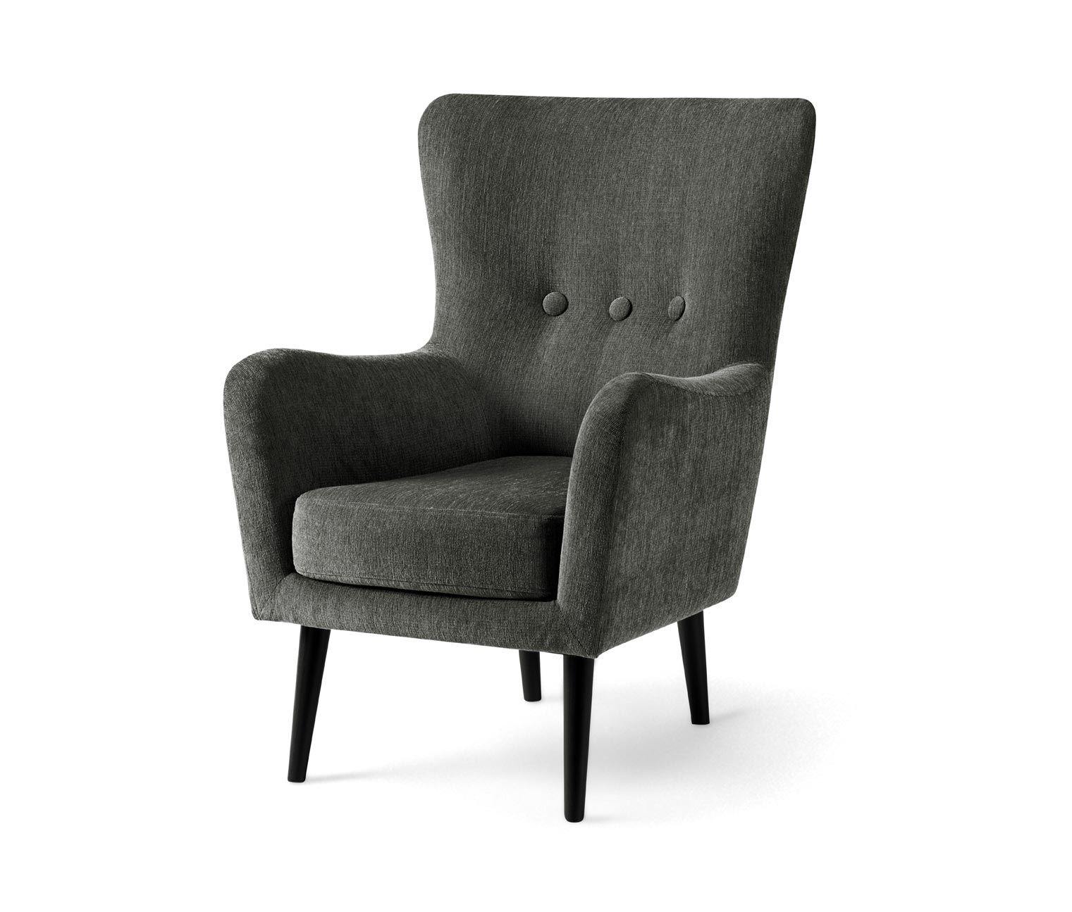 Thumbnail - Tchibo - Sessel - 78x94x99cm - anthrazit - Polyester / Metall