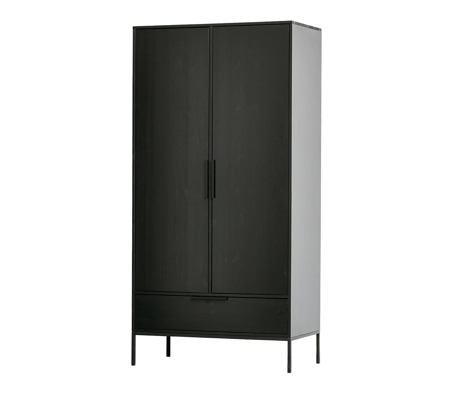 Thumbnail - Tchibo - Woood Schrank »Adam« - 100x53x200cm - schwarz - Holz