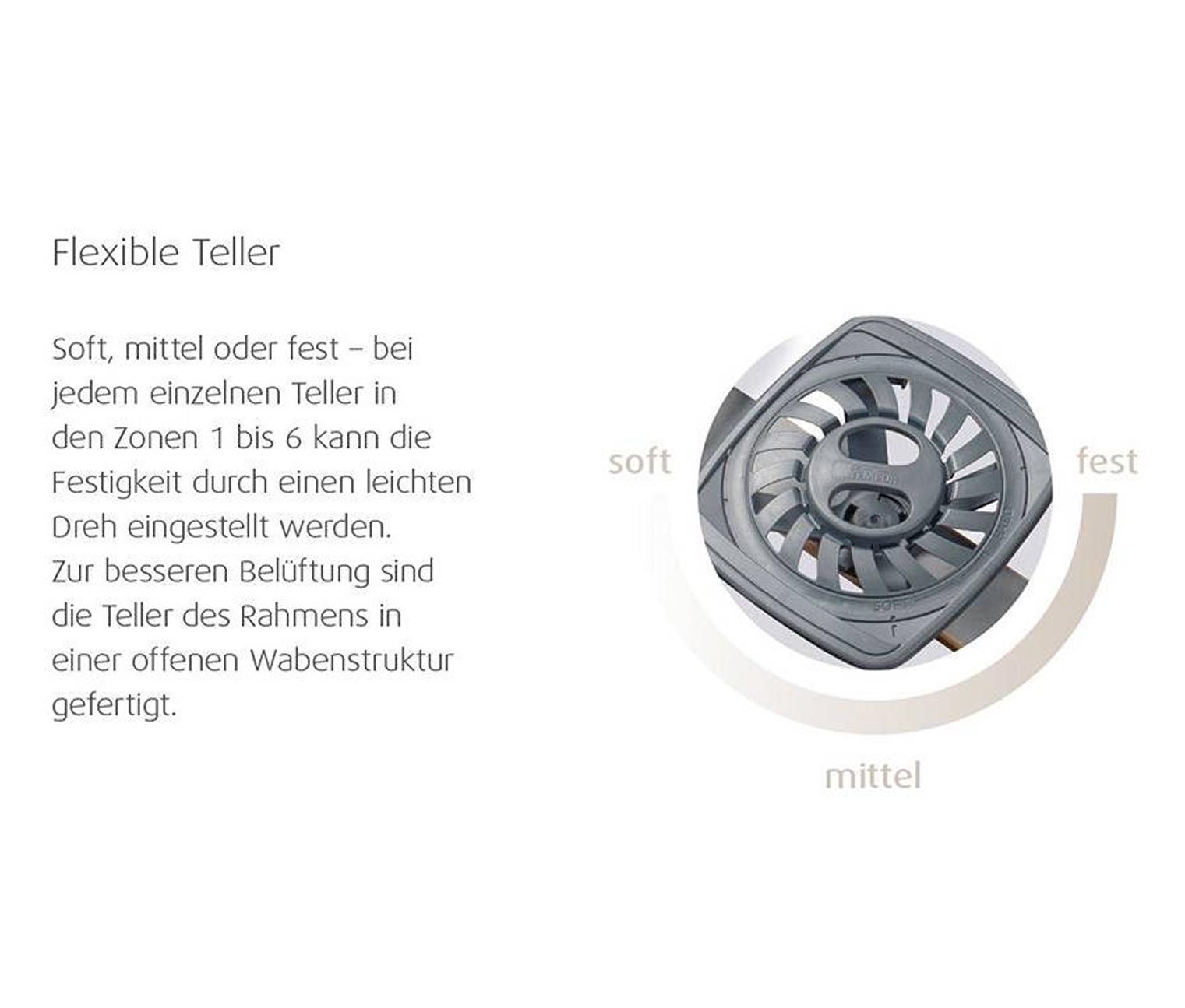 Thumbnail - Tempur® Systemrahmen elektrisch verstellbarer Lattenrost »Premium Flex 3000« - grau
