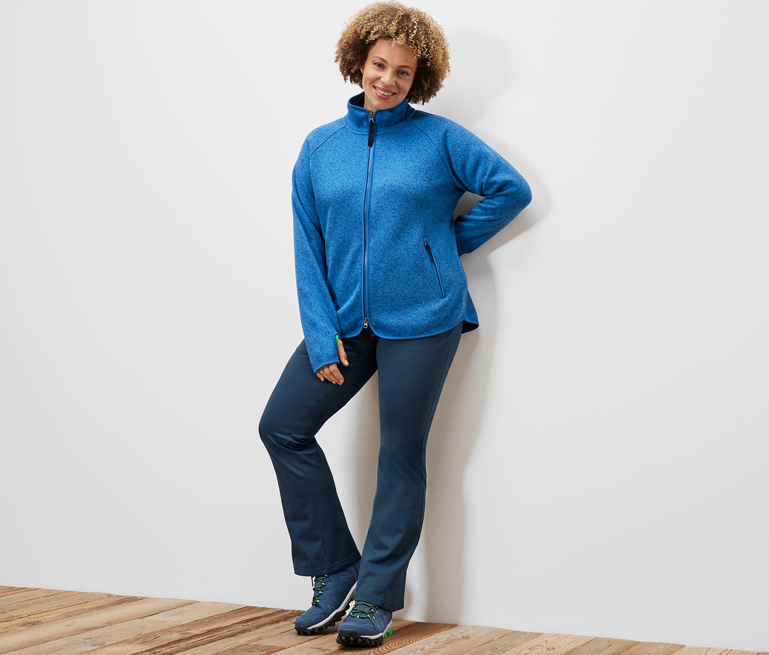 Thumbnail - Tchibo - Thermo-Jazzpants - Damen - Gr. XL - dunkelblau