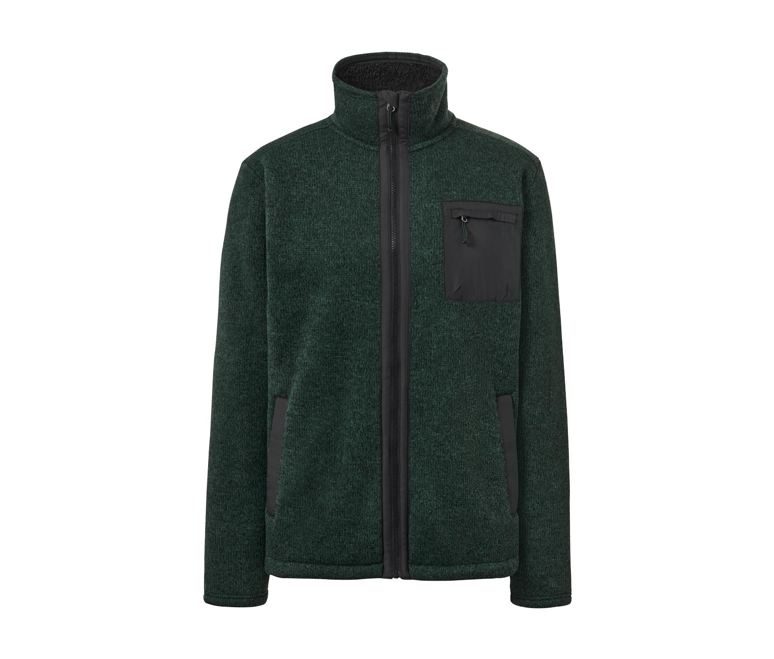 Thumbnail - Tchibo - Thermo-Strickfleecejacke - Damen - Gr. XXL - dunkelgrün