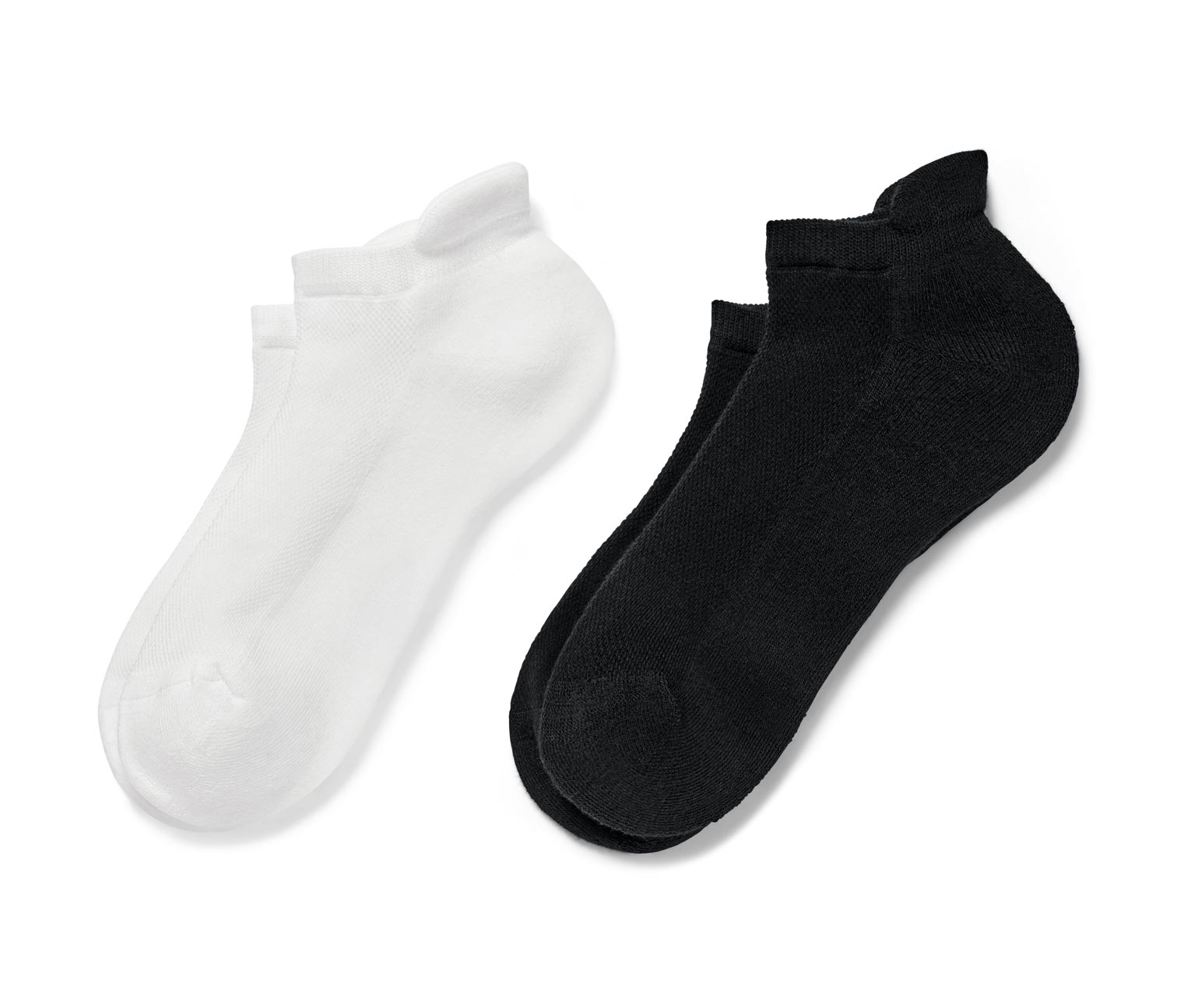 Thumbnail - Tchibo - 2 Paar Sport-Sneakersocken - Herren - Gr. 43-46 - schwarz