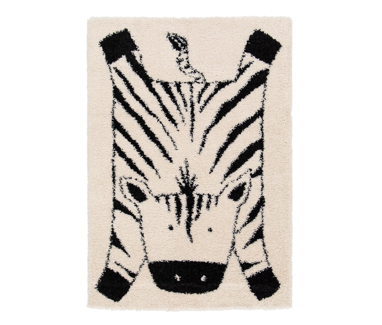 Thumbnail - Tchibo - Kinderteppich Nomad Zebra - weiß
