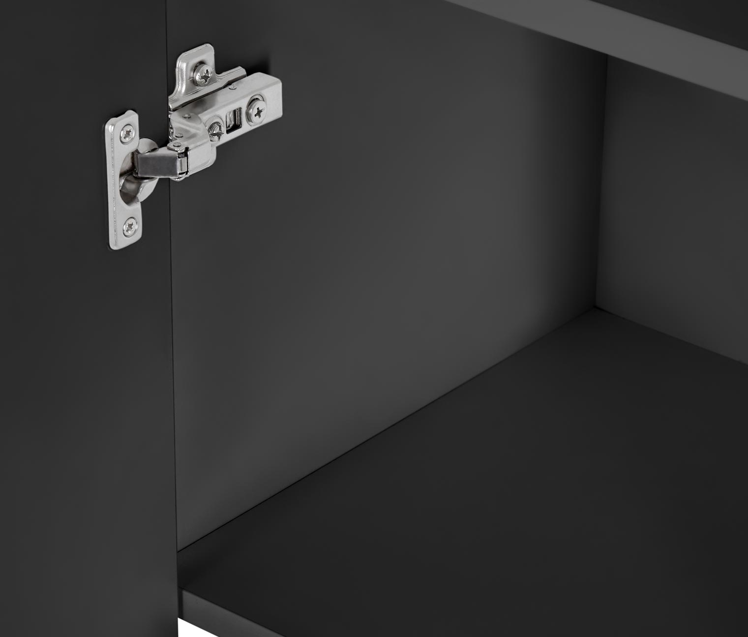 Thumbnail - Tchibo - Bad-Hochschrank »Eklund« - 80x35x190cm - anthrazit - Holz / Eichenholz / Eichenholz