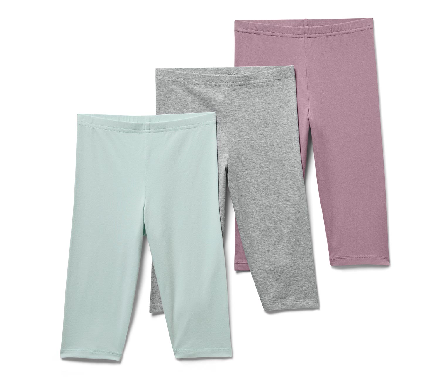 Thumbnail - Tchibo - 3 Kinder-3/4-Leggings - Herren - Gr. 134/140 - grau