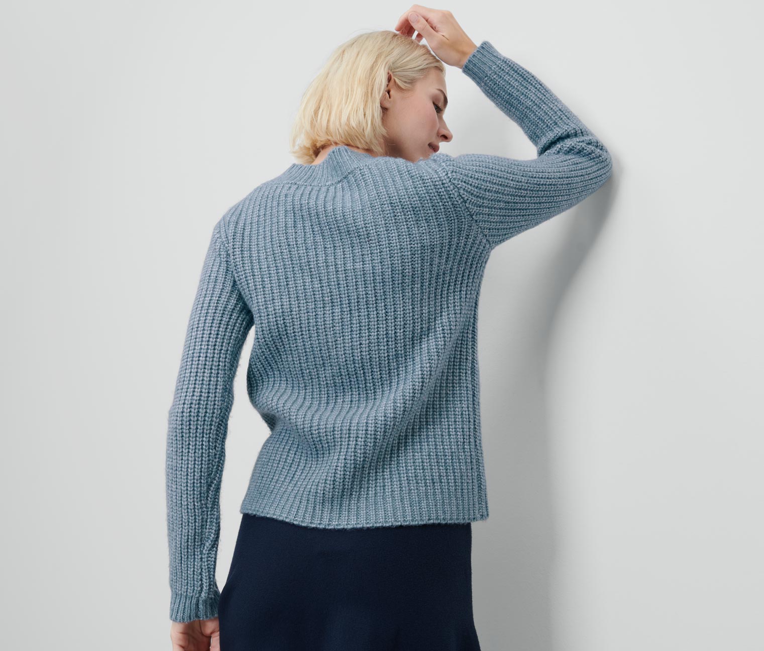 Thumbnail - Tchibo - Grobstrick-Cardigan - Damen - Gr. S - hellblau