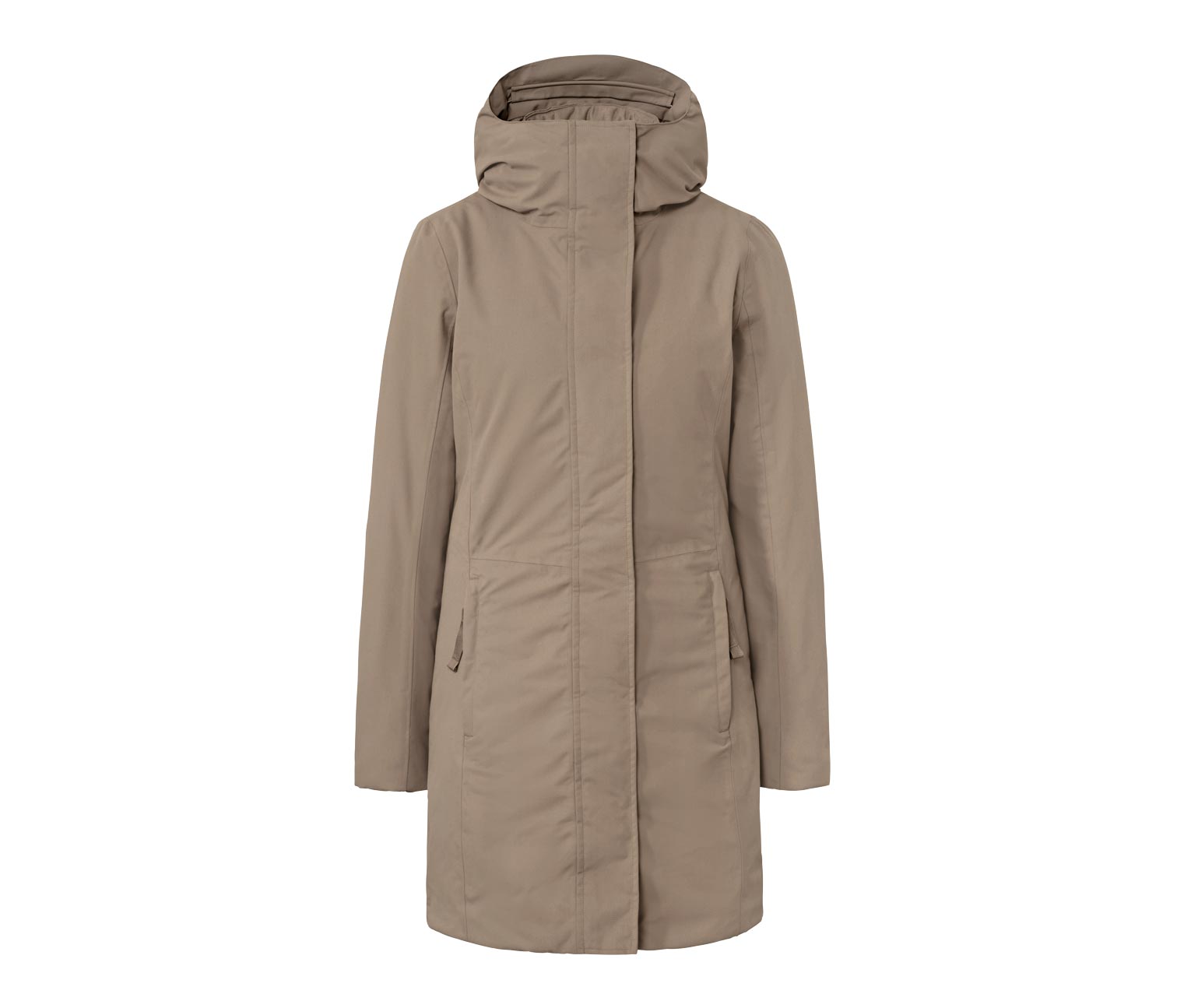 Thumbnail - Tchibo - Da. Thermo-Mantel - Damen - Gr. 44 - taupe
