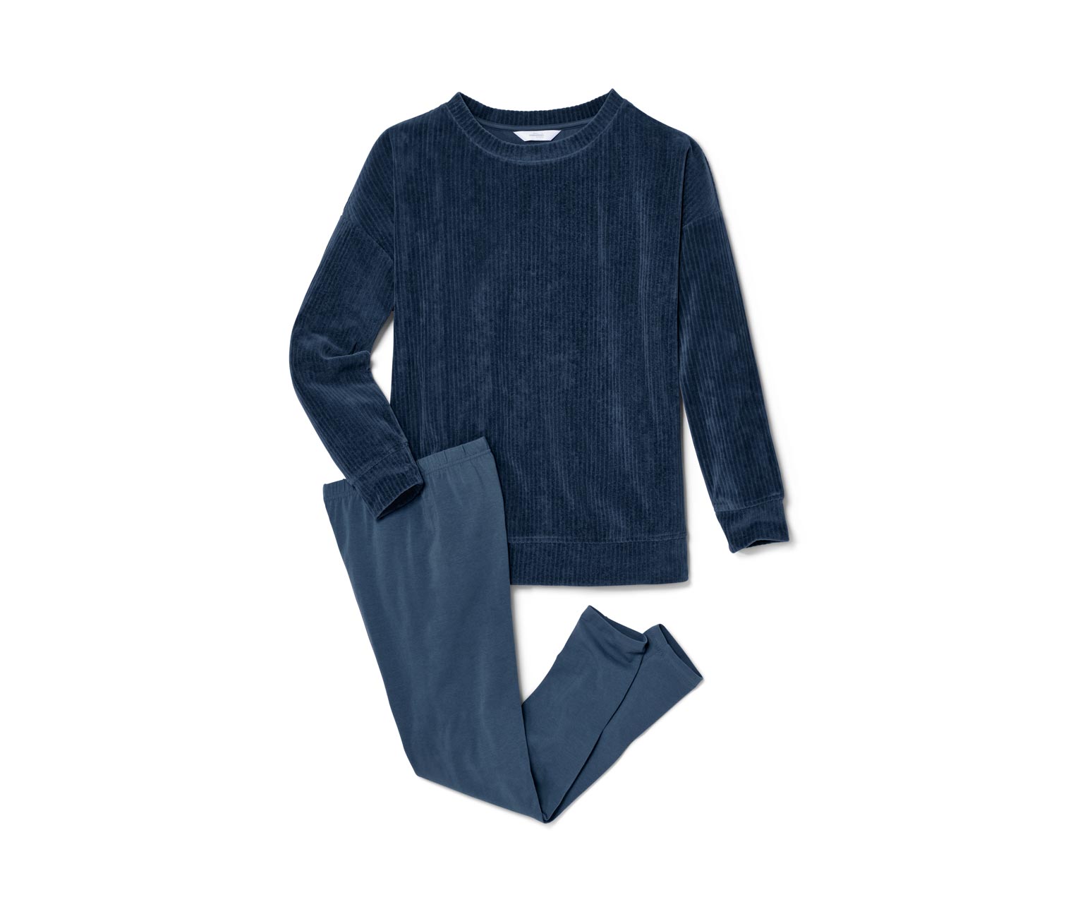 Thumbnail - Tchibo - Leggings-Pyjama - Damen - Gr. M - dunkelblau