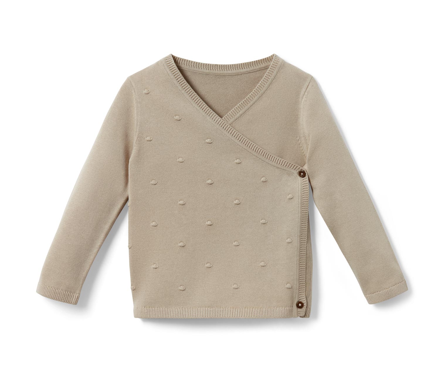 Thumbnail - Tchibo - Baby-Strickjacke - Mädchen - Gr. 98/104 - beige