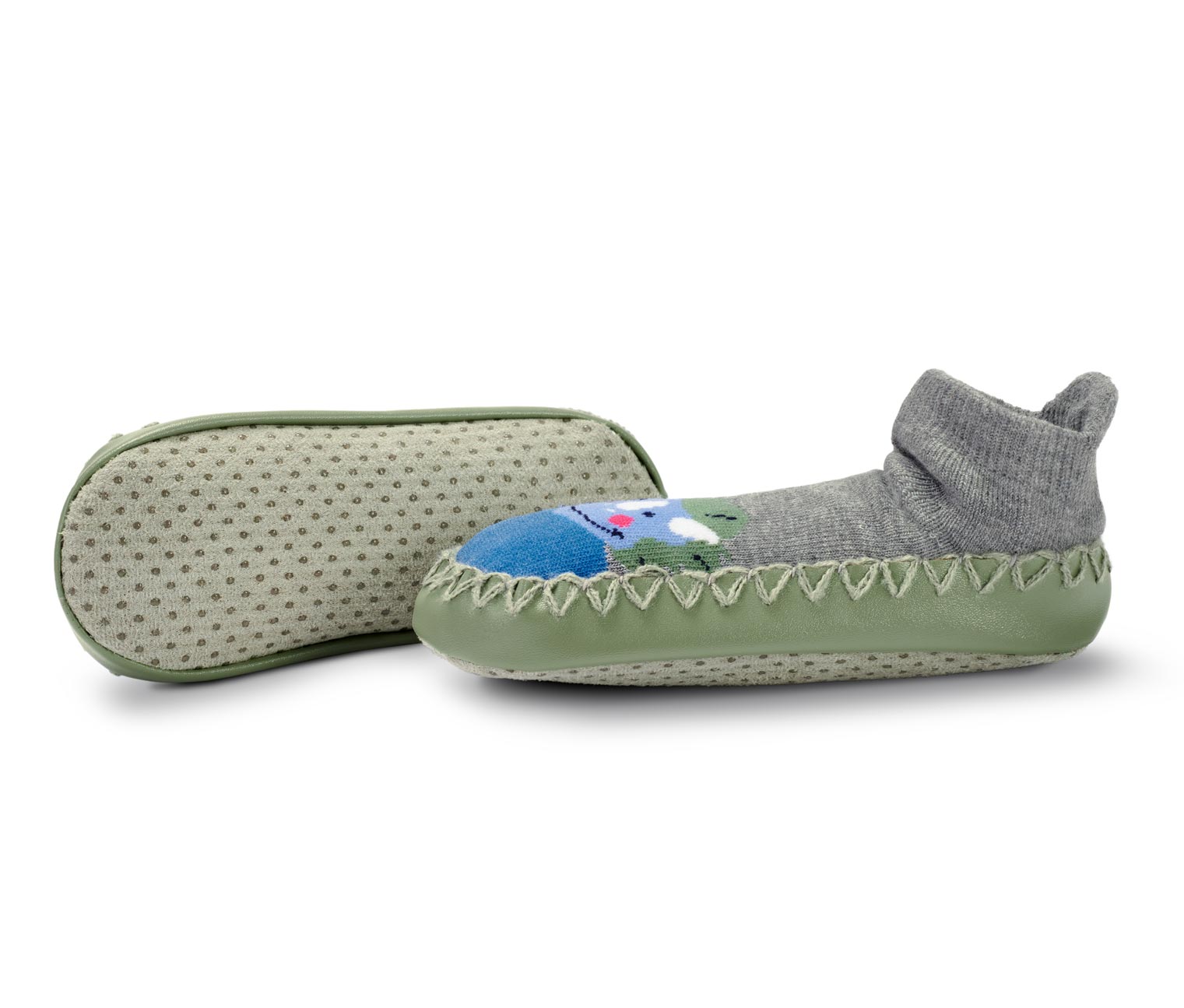 Thumbnail - Tchibo - Kinder-Hausschuh-Socken - Gr. 23-26 - grau