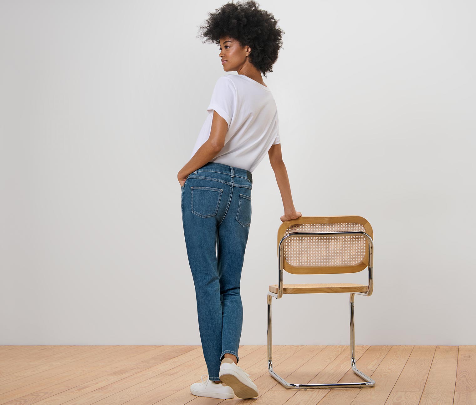 Thumbnail - Tchibo - Slim Jeans – Fit »Emma« - Damen - Gr. 40 - dunkelblau