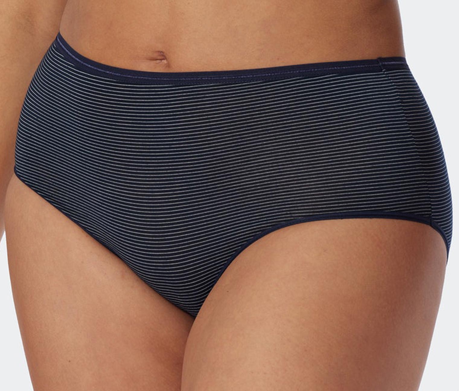 Thumbnail - 2 Schiesser Midislips mit Modal - Damen - Gr. 38 - dunkelblau