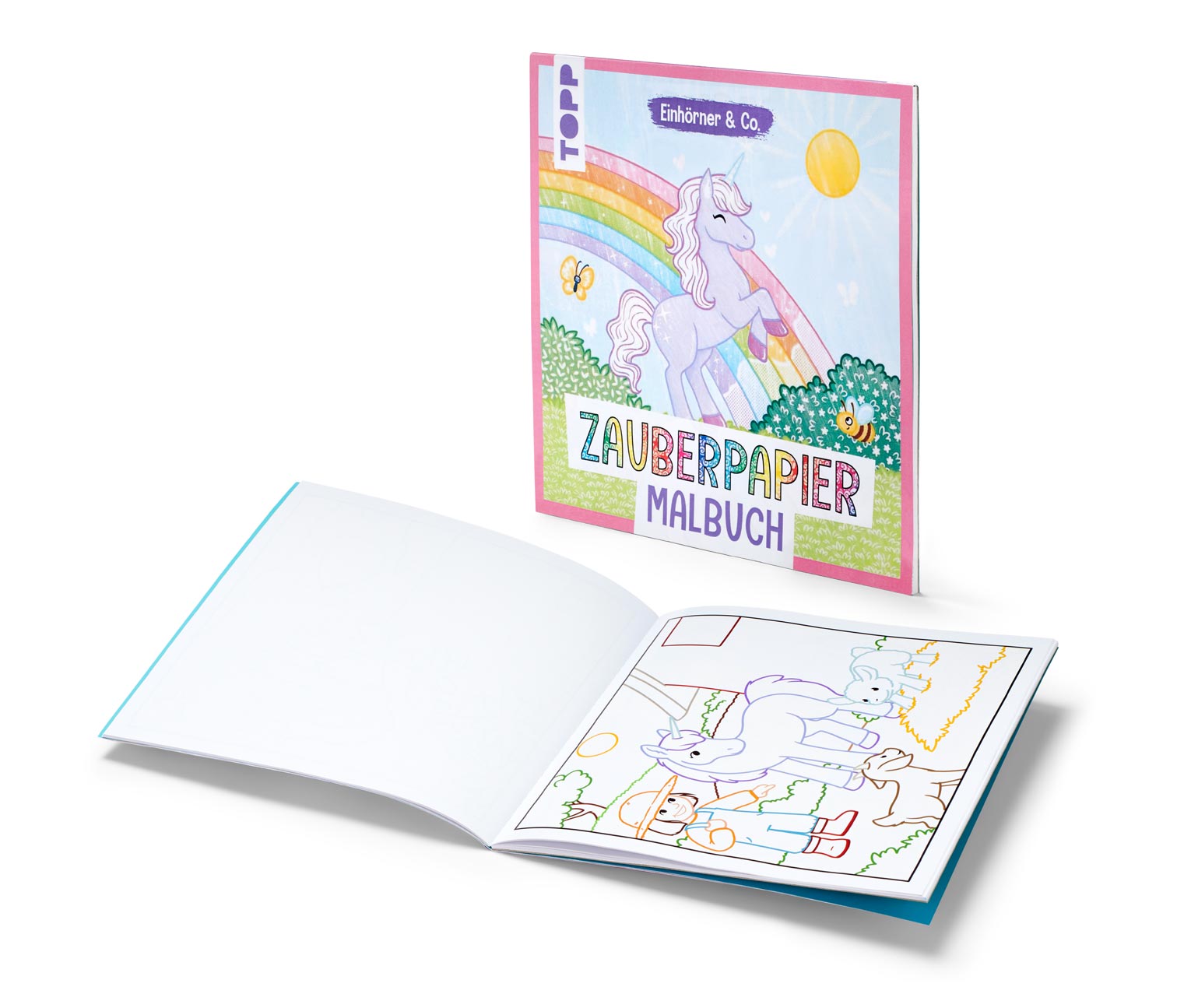 Thumbnail - Tchibo - Buch: »Zauberpapier Malbuch ‒ Einhörner & Co.«