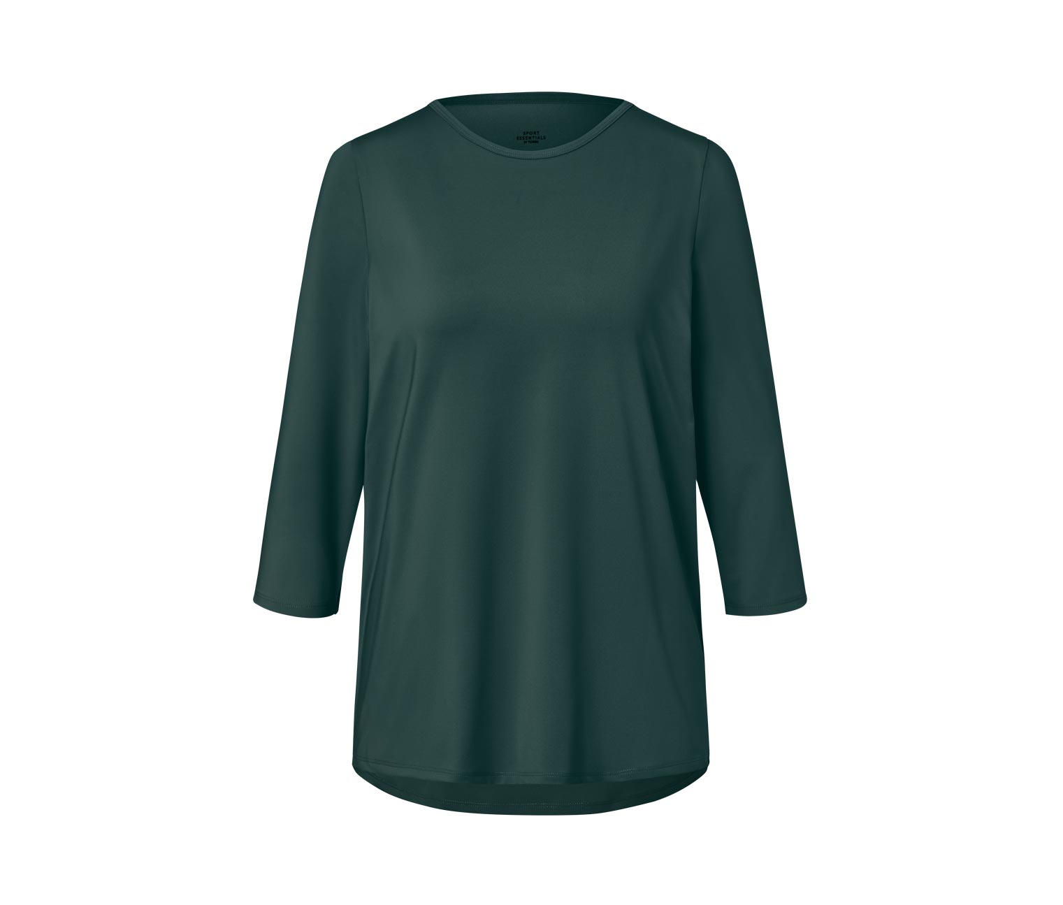 Thumbnail - Tchibo - Funktionsshirt mit 3/4-Ärmel - Damen - Gr. M - dunkelgrün