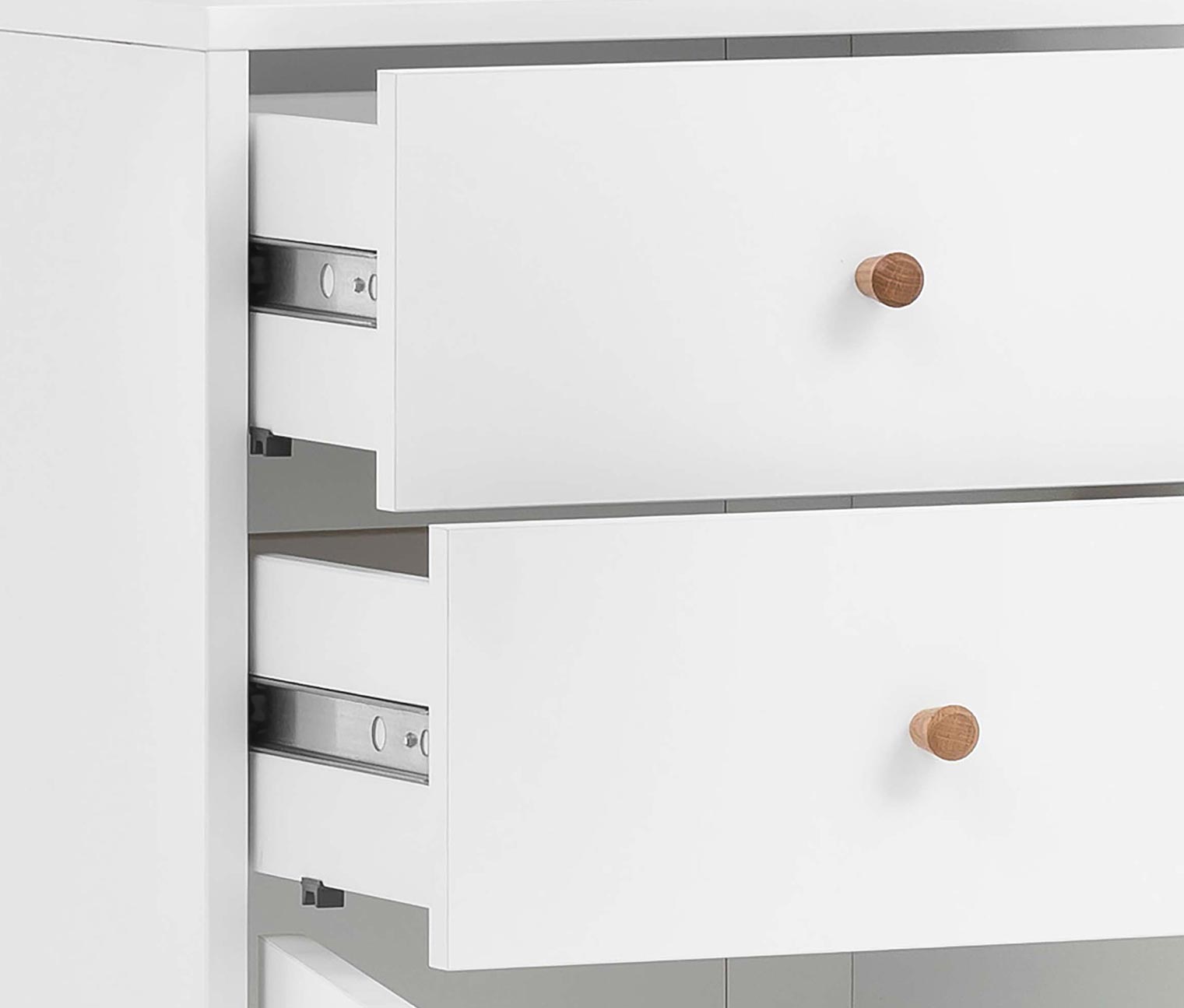 Thumbnail - Tchibo - Highboard »Bjarne« - 40,5x33x113,5cm - braun - Holz / Metall