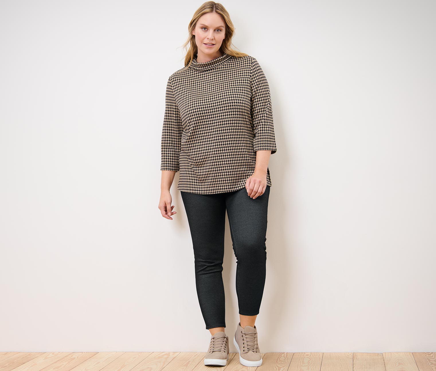 Thumbnail - Tchibo - Gefütterte Leggings in Jeansoptik - Damen - Gr. L - blau