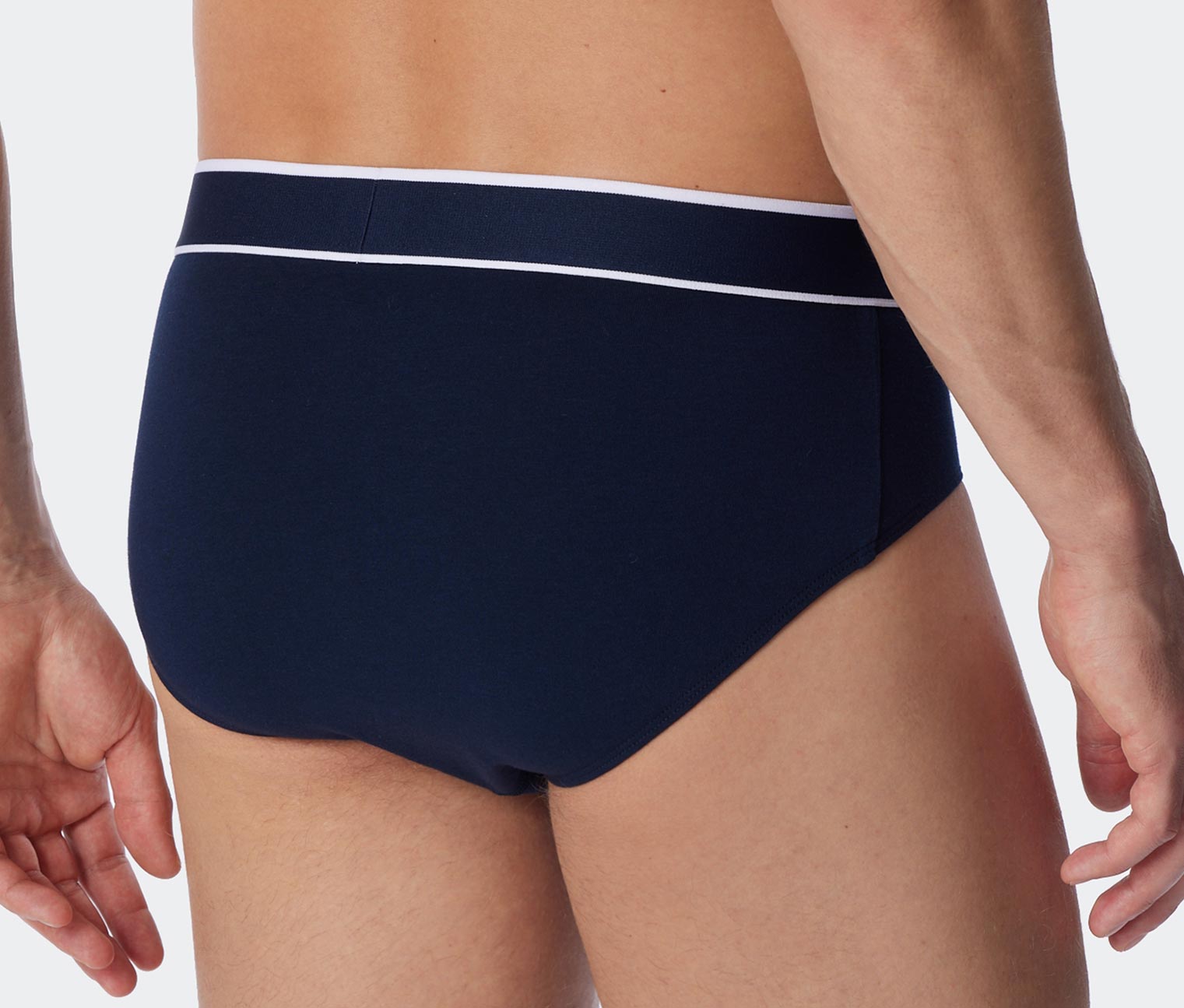 Thumbnail - 3 Schiesser Rio-Slips mit Bio-Baumwolle - Herren - Gr. Xl/7 - dunkelblau