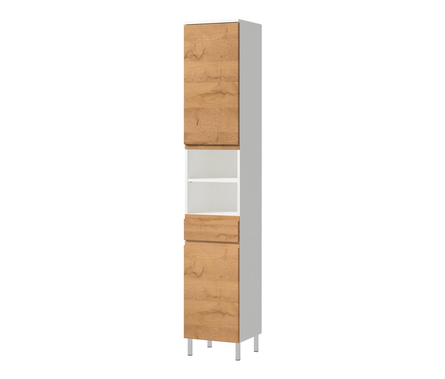 Thumbnail - Tchibo - Hochschrank »Torrance« - 34x34x190cm - braun - Holz / Holz