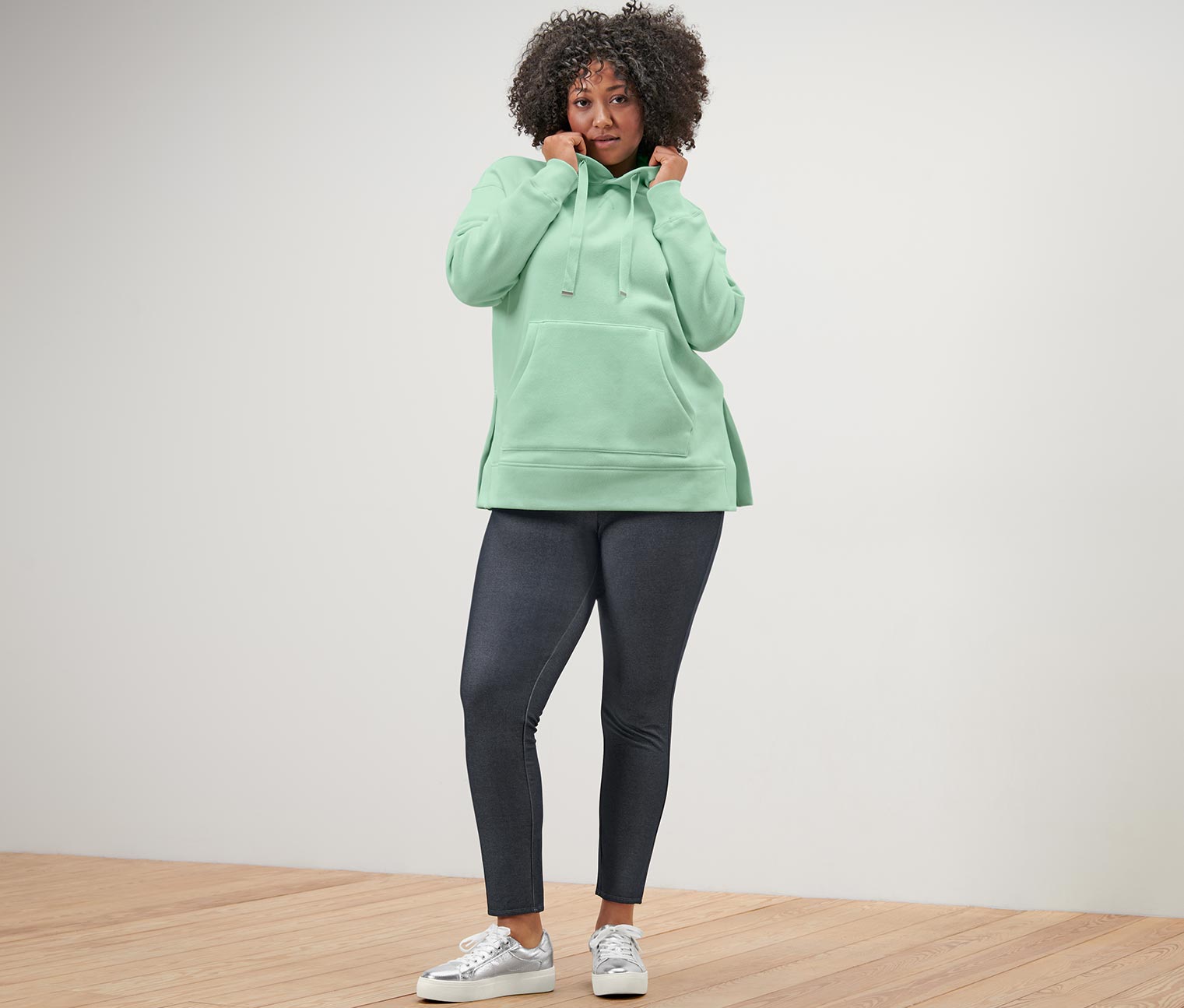 Thumbnail - Tchibo - Leggings in Jeansoptik - Damen - Gr. S - dunkelblau